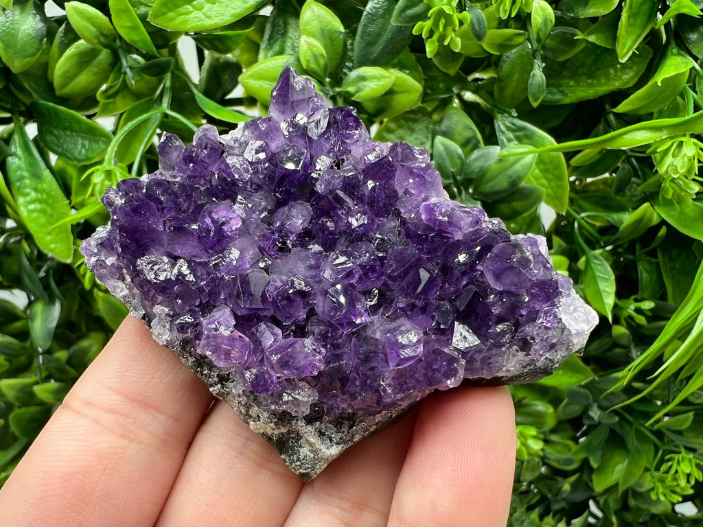 Uruguay Amethyst Crystal: Purple Quartz Home Decor, Energy Stone
