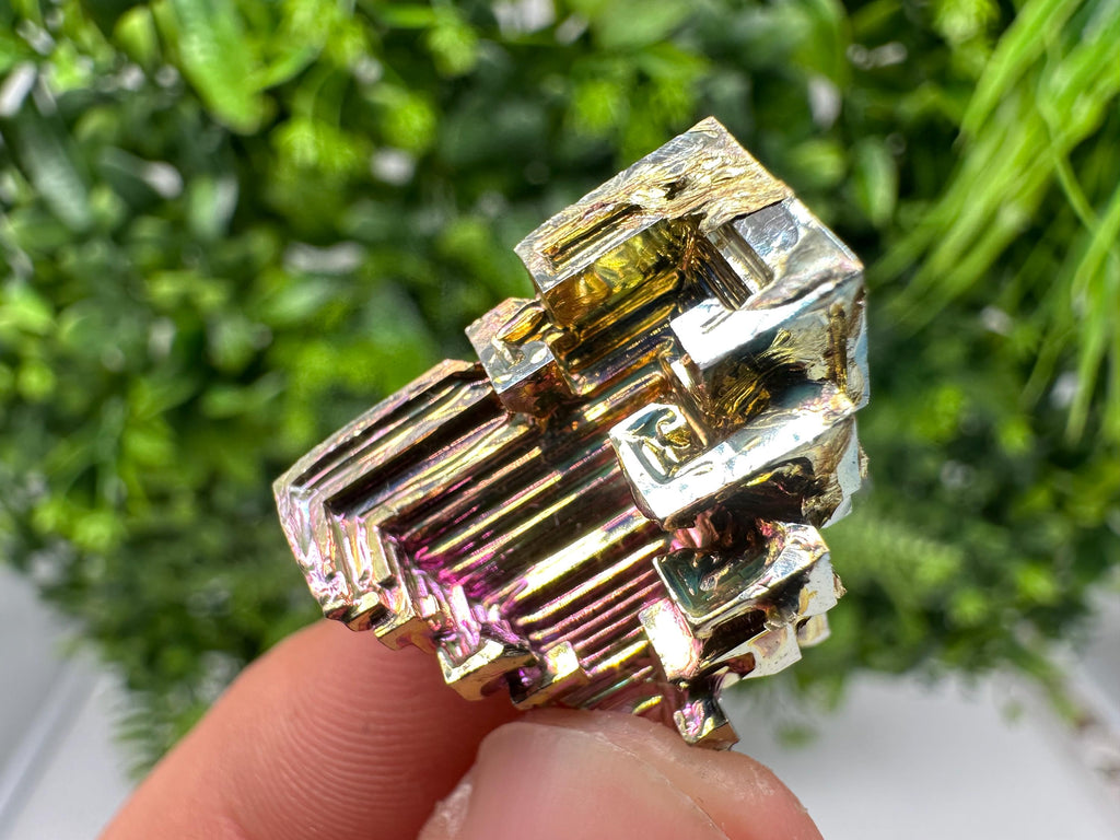 Rainbow Bismuth Crystal: Rare Gemstone Specimen,wholesale Bismuth