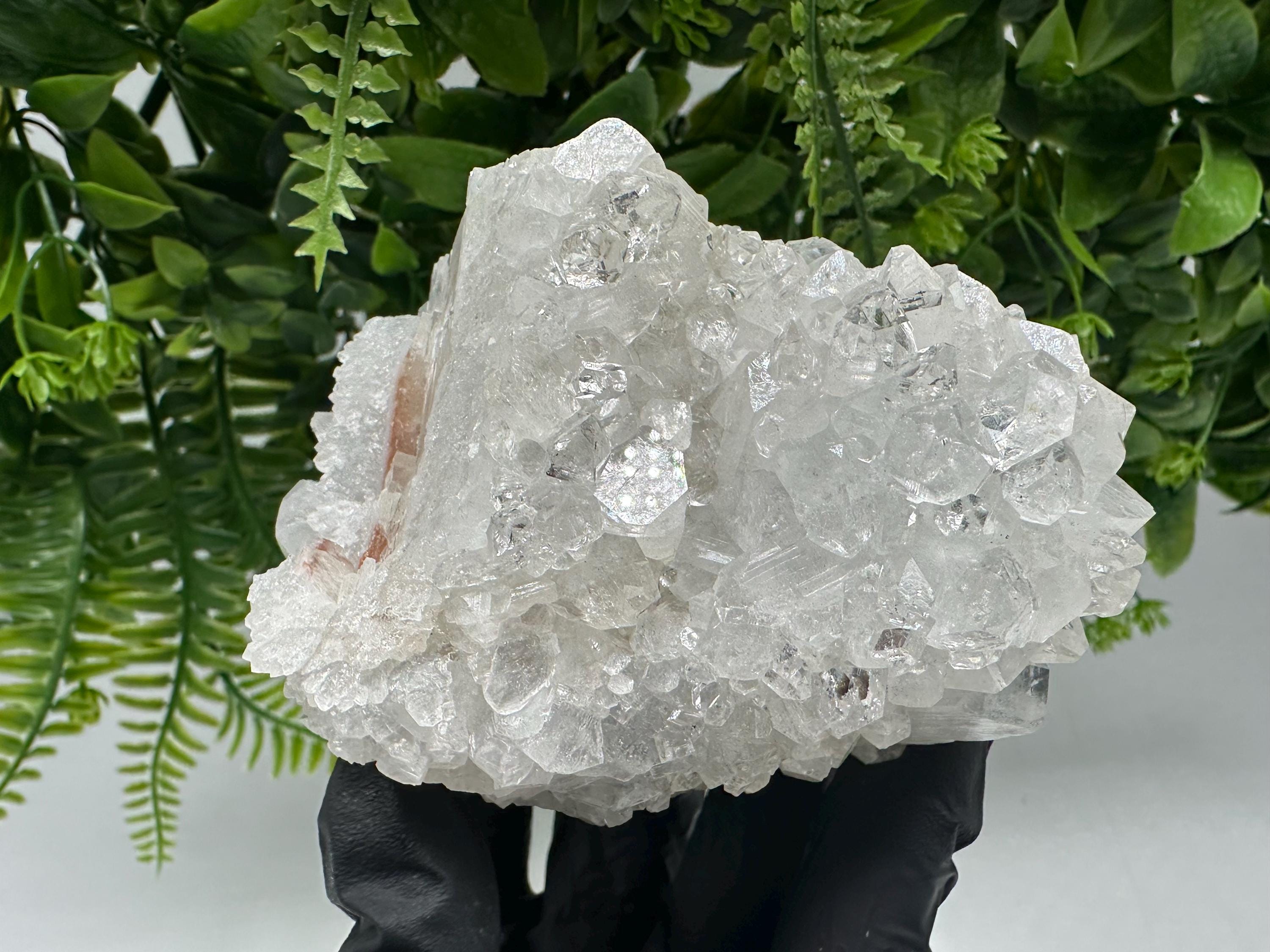 STUNNING Transparent Apophyllite on Chalcedony,natural, collection minerals specimen,India Minerals,Crystal, Stone Mineral Specimens India