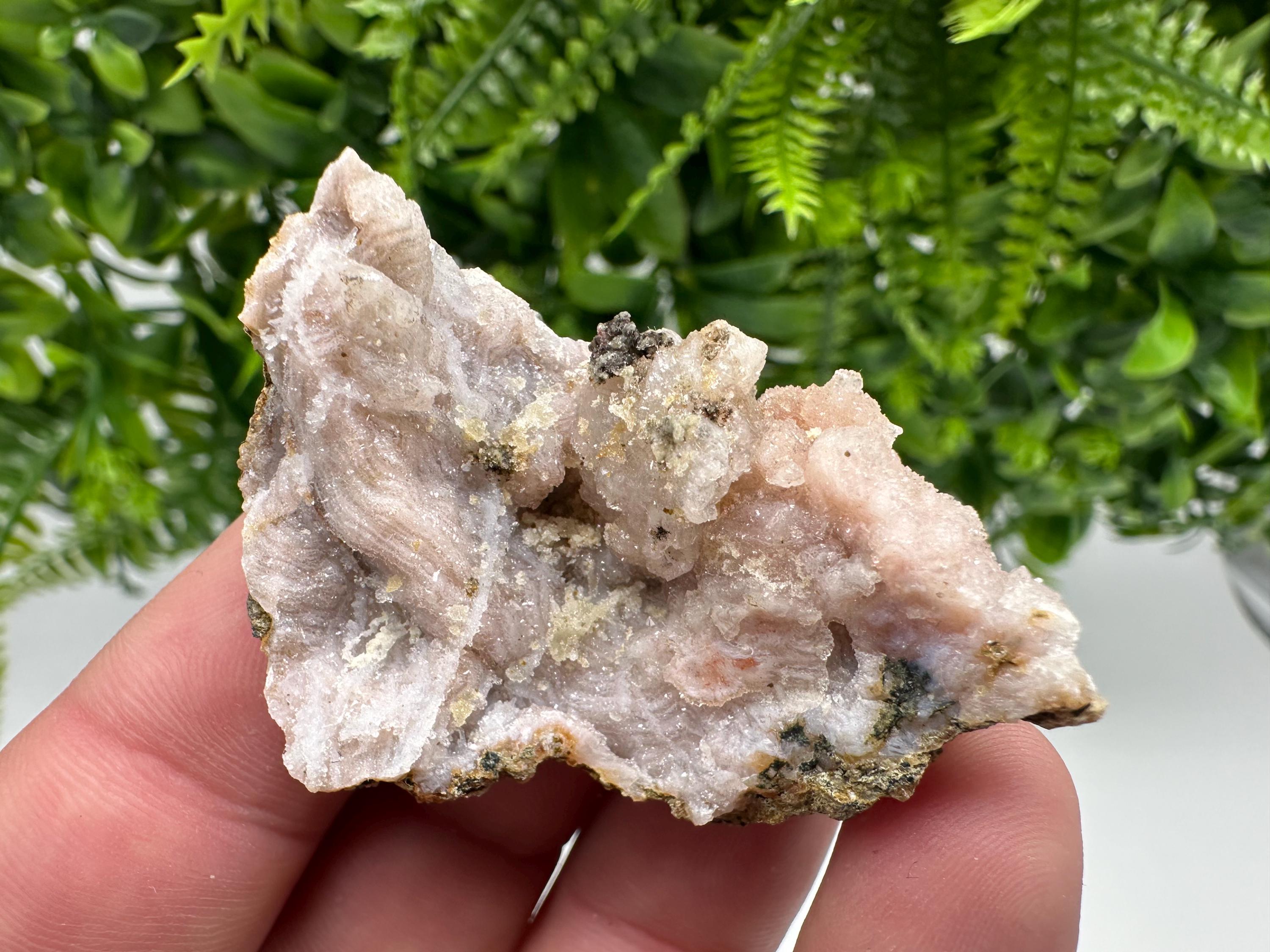 Moroccan Red Chalcedony Crystal Specimen: Rare Mineral Gift