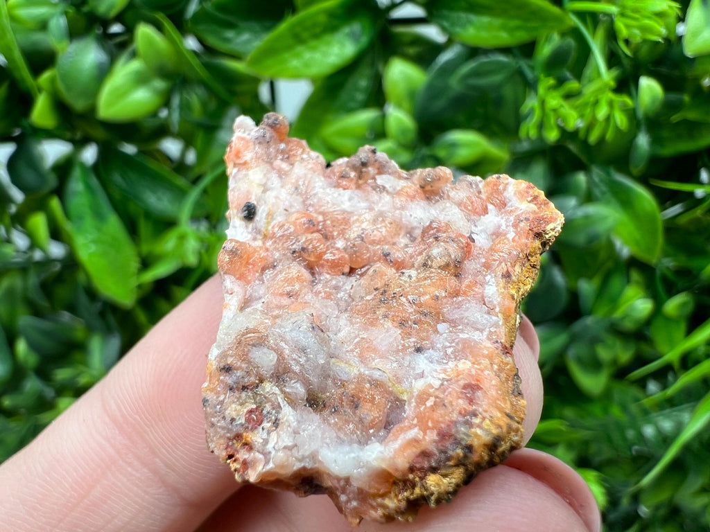 Moroccan Red Chalcedony Crystal Specimen: Rare Mineral Gift
