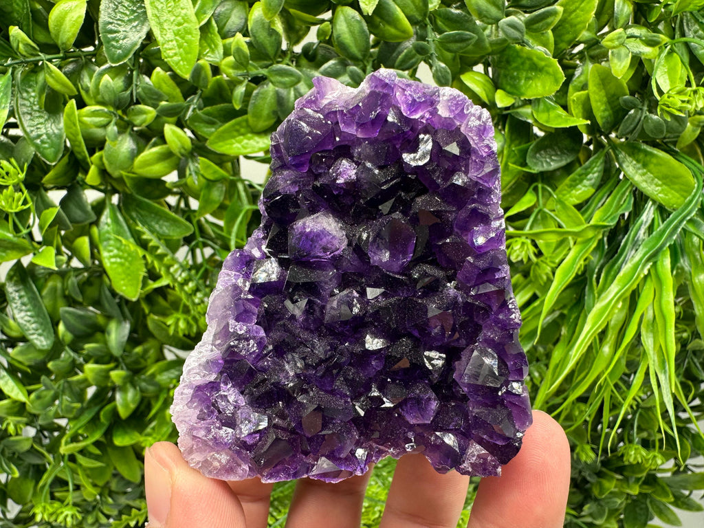 Uruguay Amethyst Crystal: Purple Quartz Cluster, Home Decor