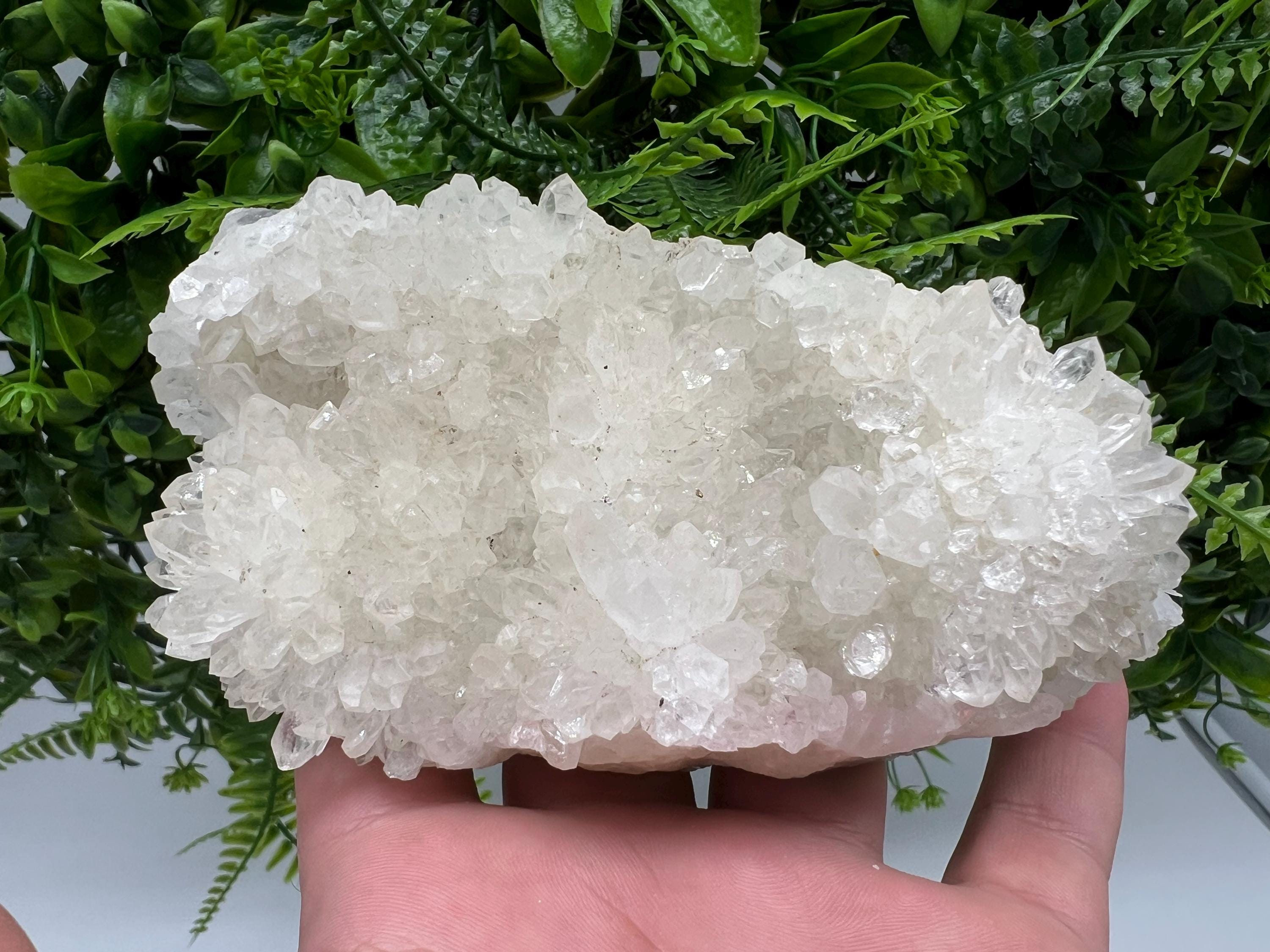Limonite Quartz Cluster with Natural Mineral Inclusions, Bulgaria