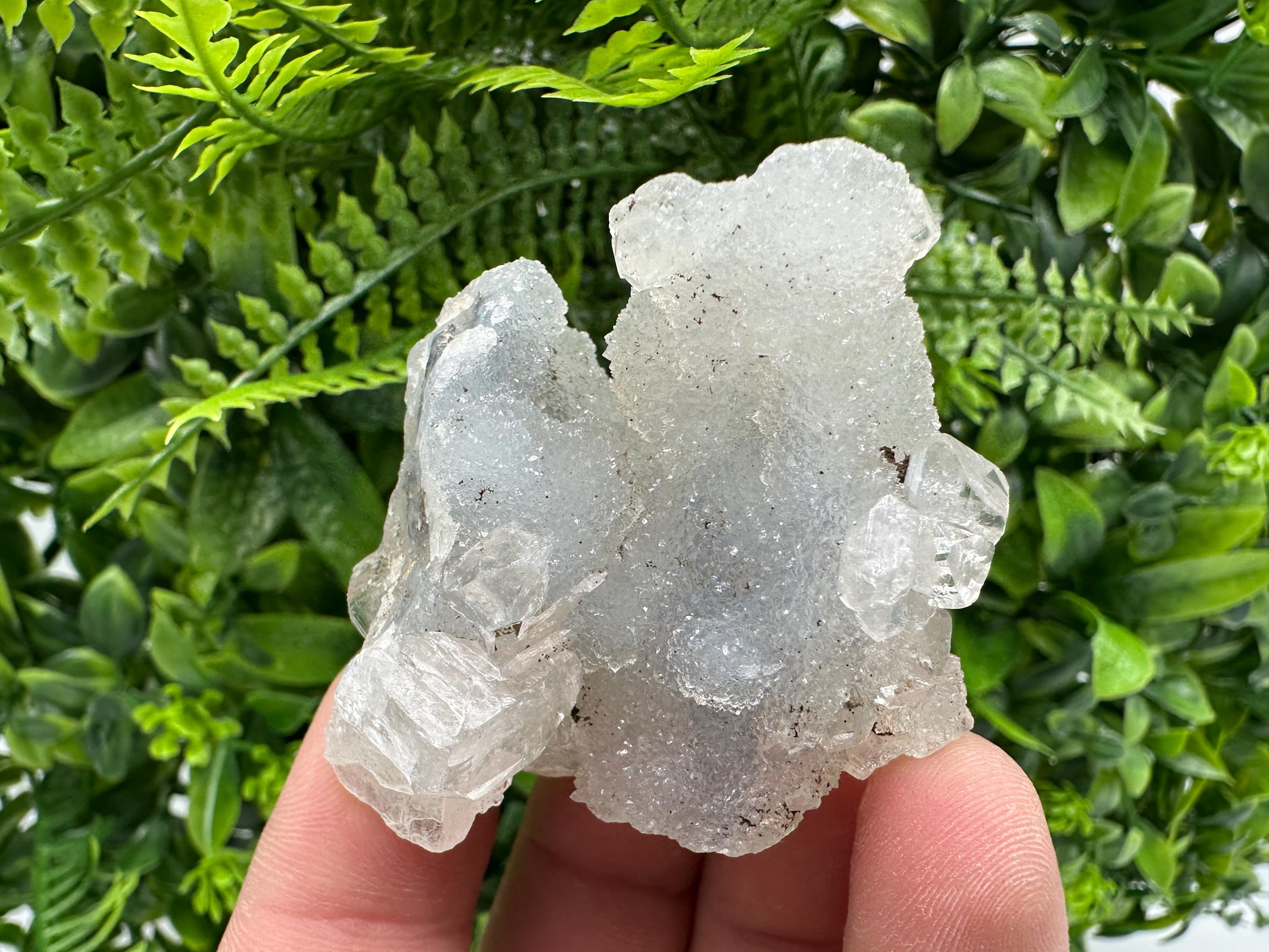 Natural Chalcedony Specimen: India Crystal Mineral, Home Decor