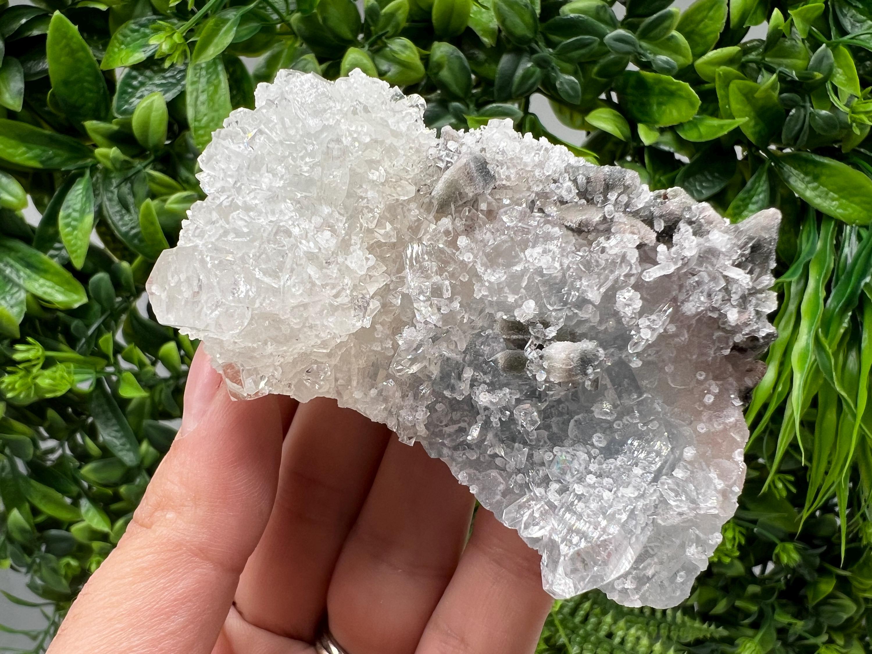 Apophyllite Crystal Specimen, India Minerals, Rare Stone Decor