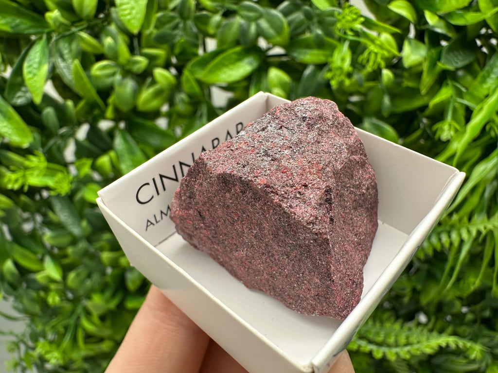 Red Cinnabar Crystal Specimen: Almaden Mines, Spain - Chakra Stone
