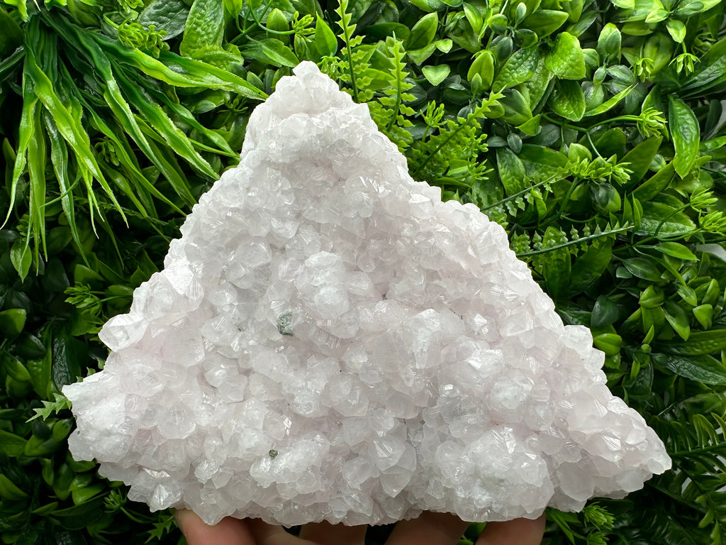Large UV Mangano Calcite Specimen: Pink Mineral Cluster