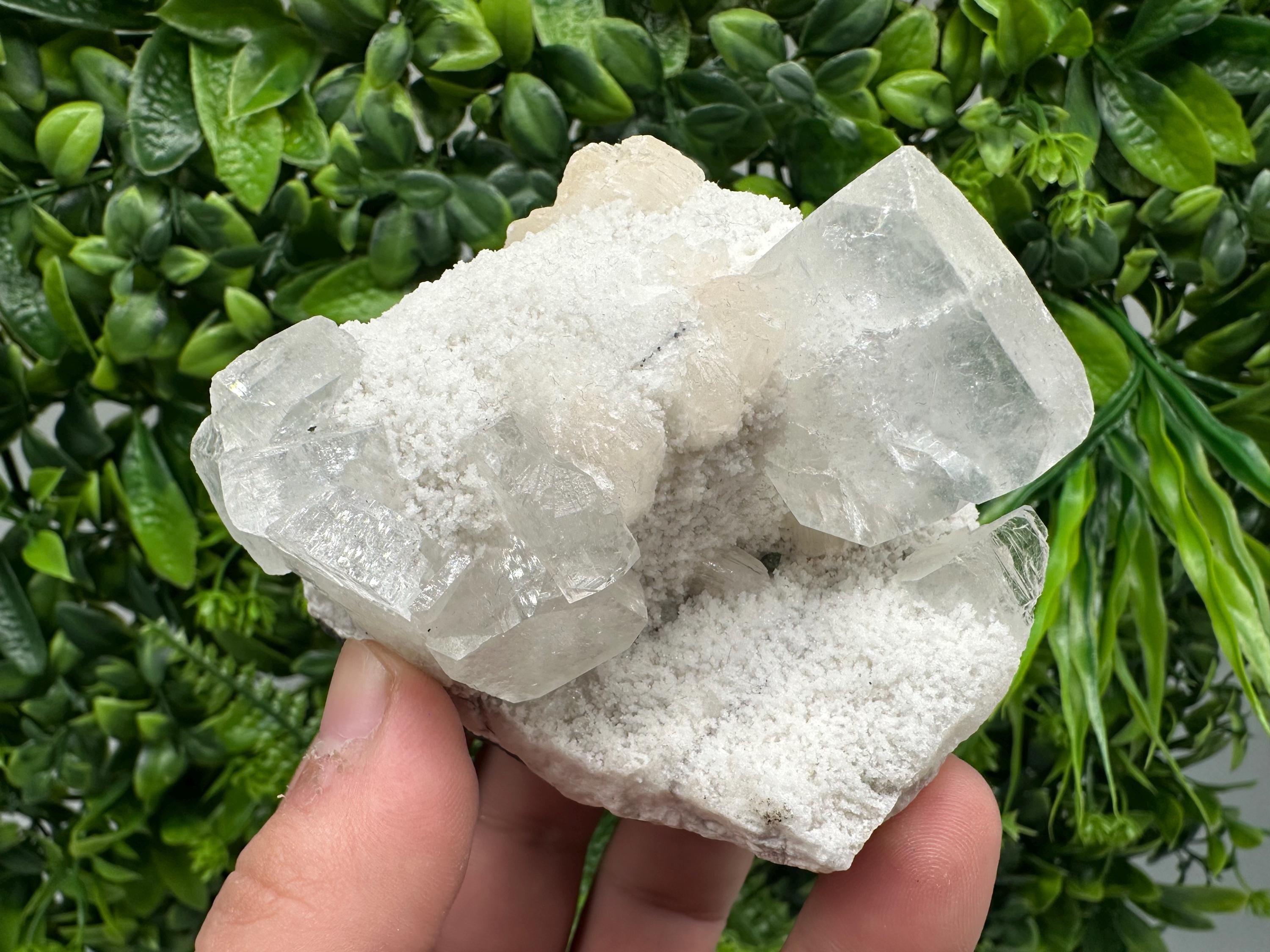 STUNNING Transparent Apophyllite on Chalcedony,natural, collection minerals specimen,India Minerals,Crystal, Stone Mineral Specimens India