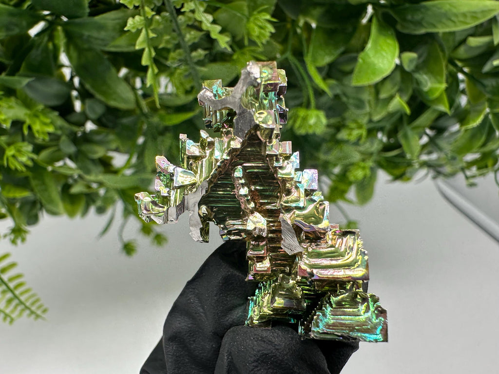 Rainbow Bismuth Crystal: Rare Gemstone Specimen,wholesale Bismuth