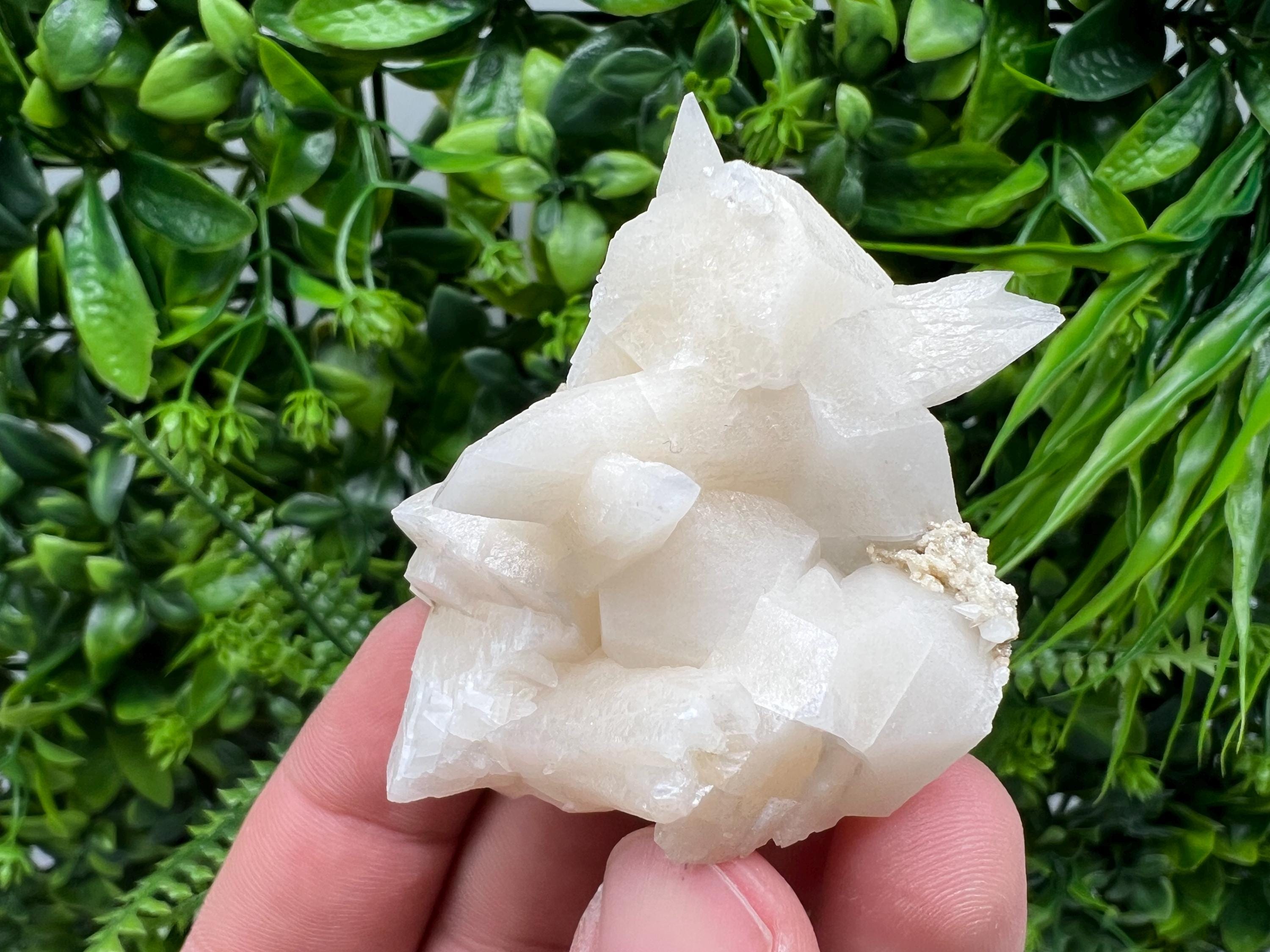 Calcite on Aragonite: Djurcovo Mine, Bulgaria Healing Crystal