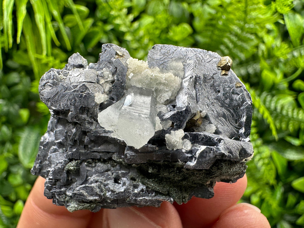 Galena Cluster: Shiny Mineral Stone from Borieva Mine, Bulgaria