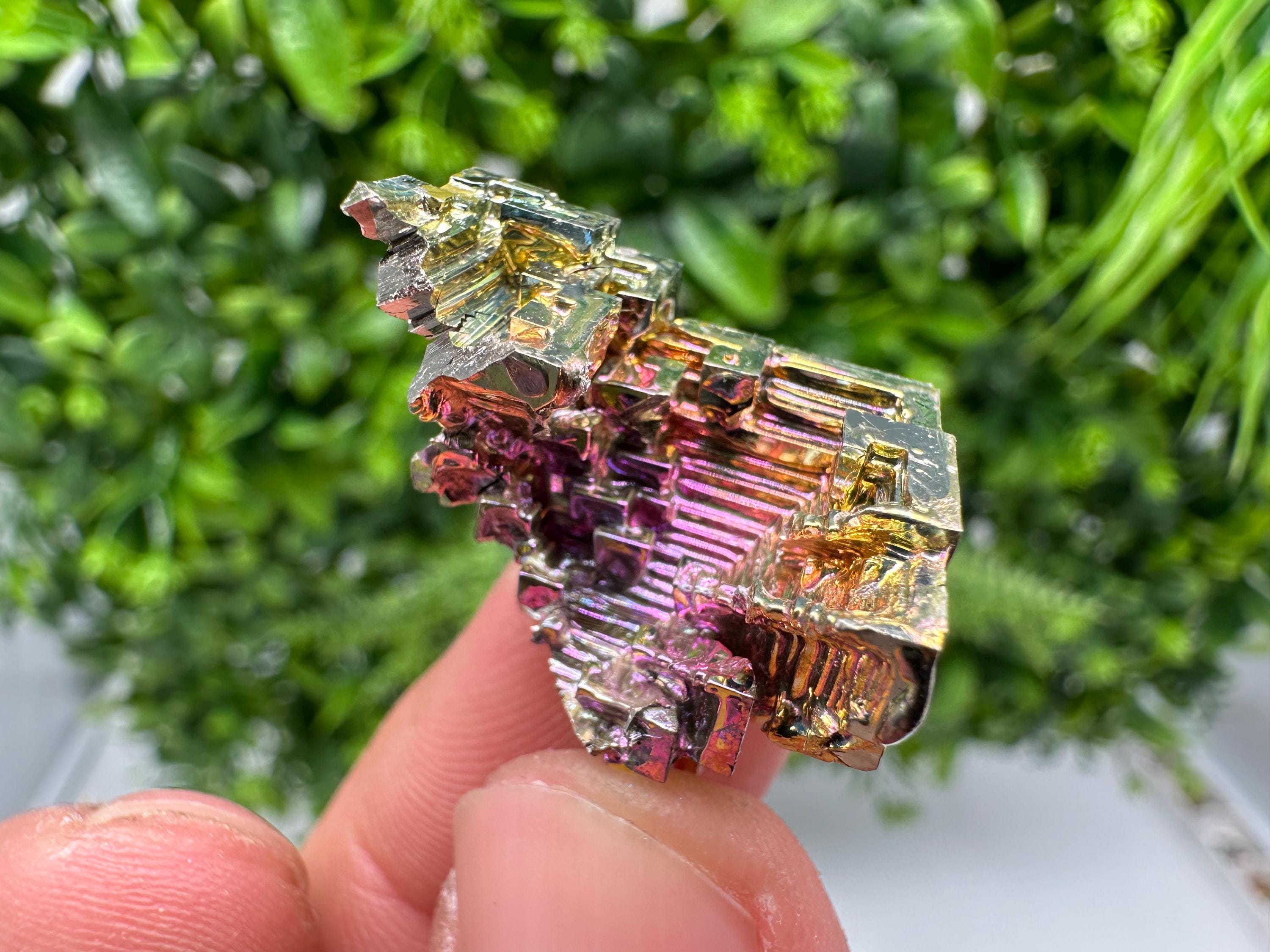 Rainbow Bismuth Crystal: Rare Gemstone Specimen,wholesale Bismuth