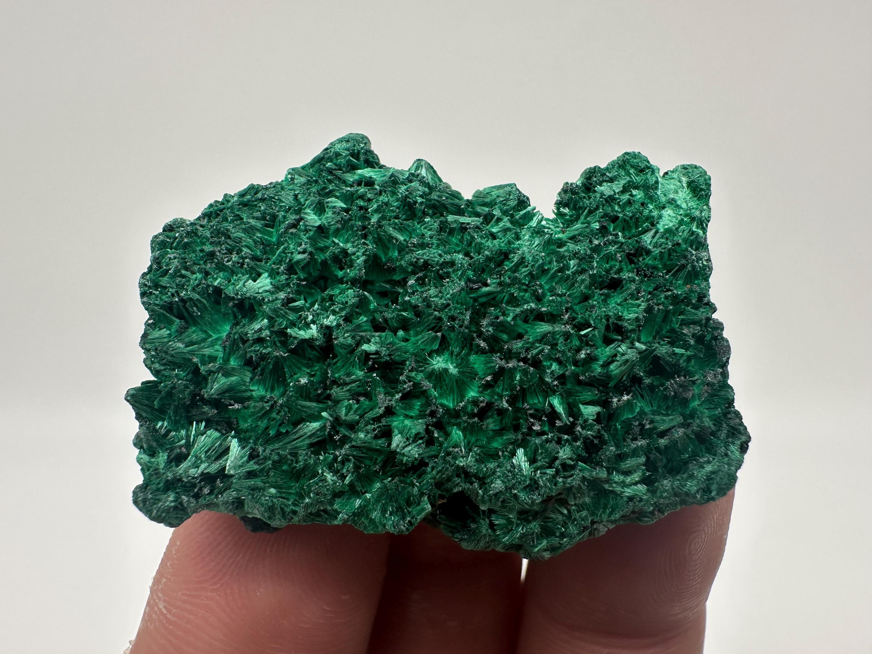 Green Malachite Crystal Specimen from Congo