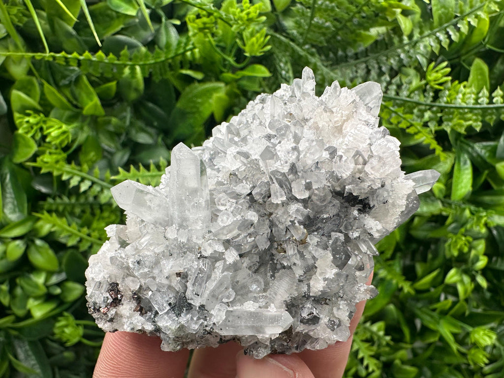Borieva Mine Quartz Crystal, Calcite, Pyrite Specimen, Home Decor