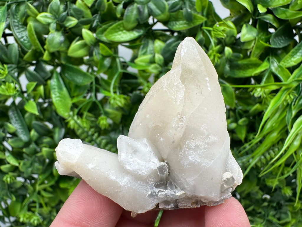 Calcite on Aragonite: Djurcovo Mine, Bulgaria Crystal