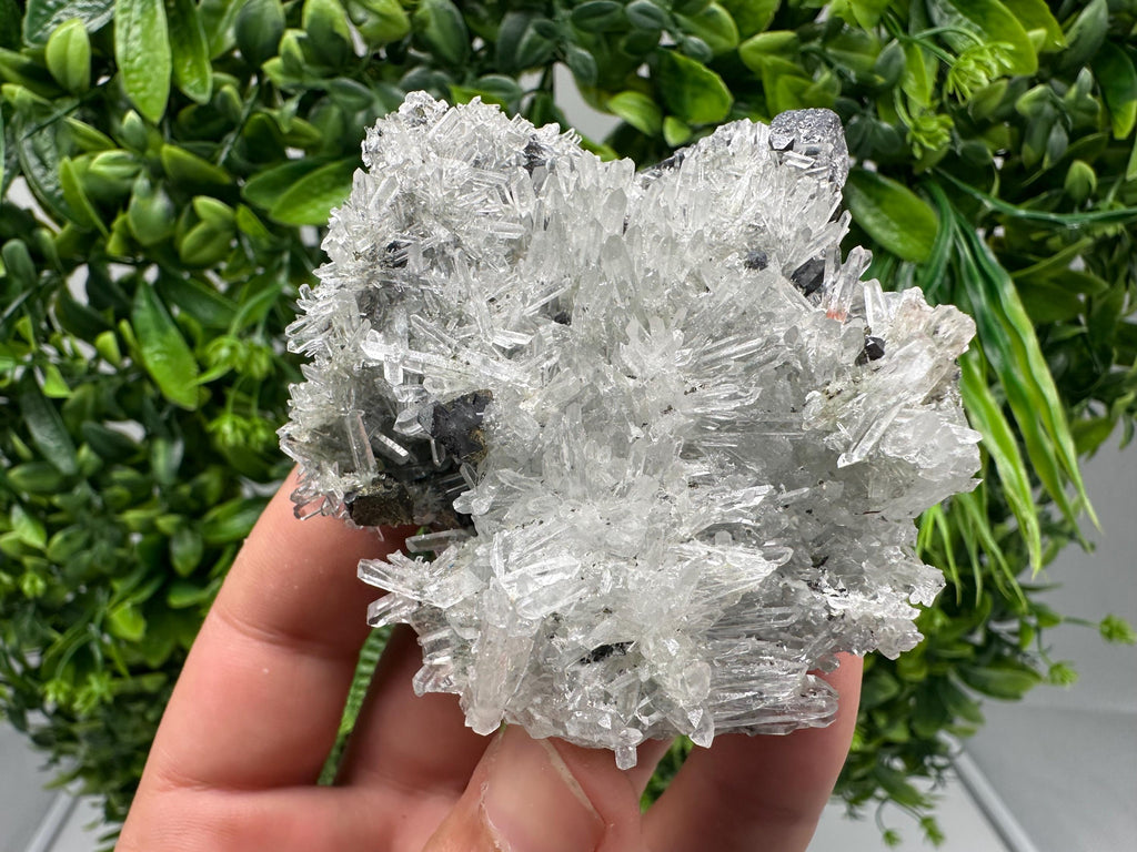 Transparent Quartz Cluster, Borieva Mine Crystal Specimen, Home Decor