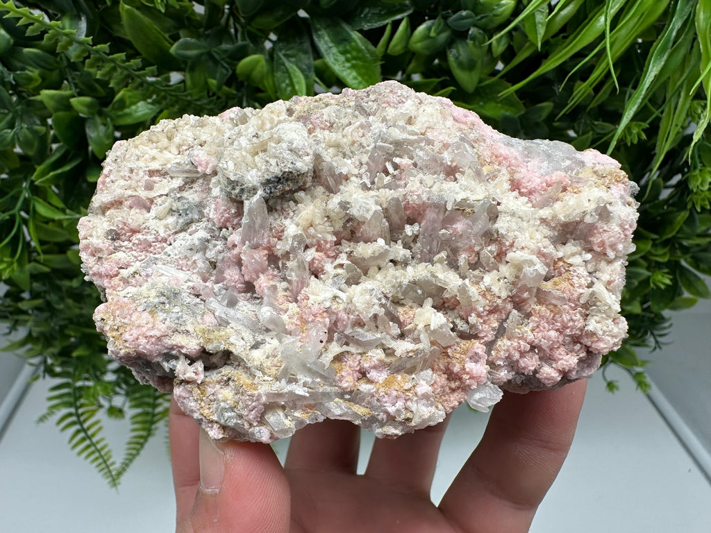 Pink Rhodochrosite Crystal, Starnica Mine, Bulgaria, Mineral Decor