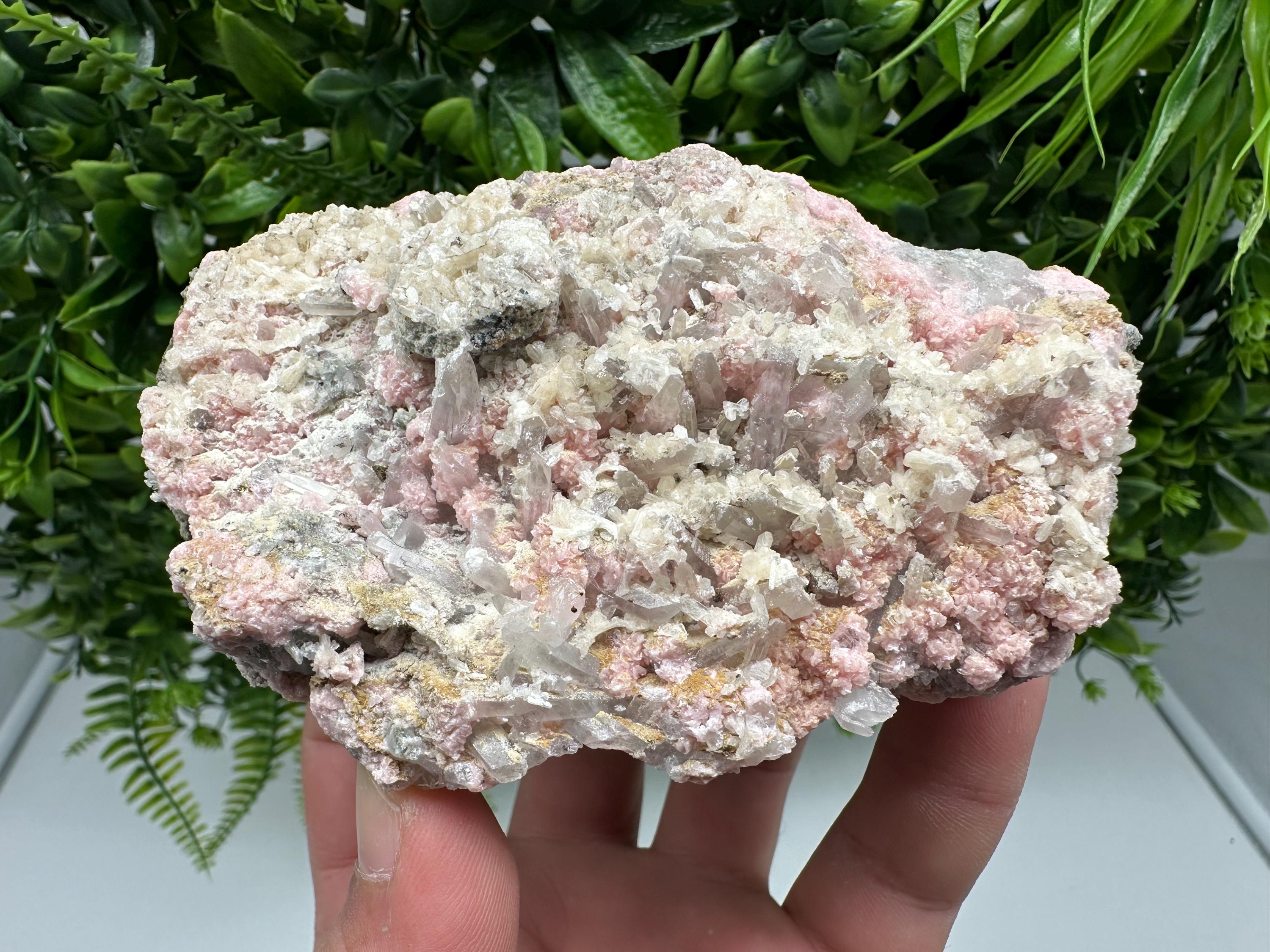 Pink Rhodochrosite Crystal, Starnica Mine, Bulgaria, Mineral Decor
