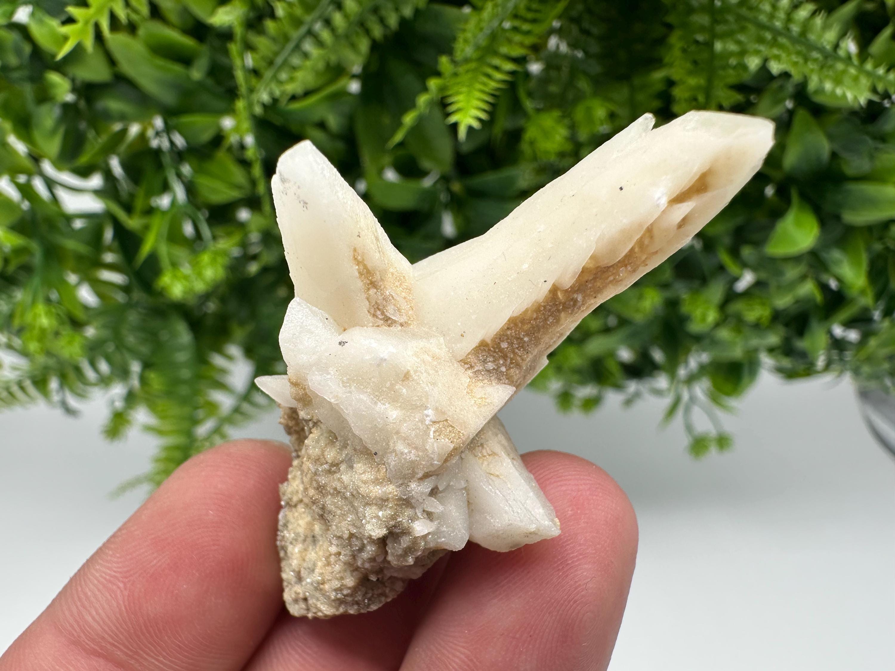 Calcite on Aragonite: Rare Healing Crystal from Bulgaria