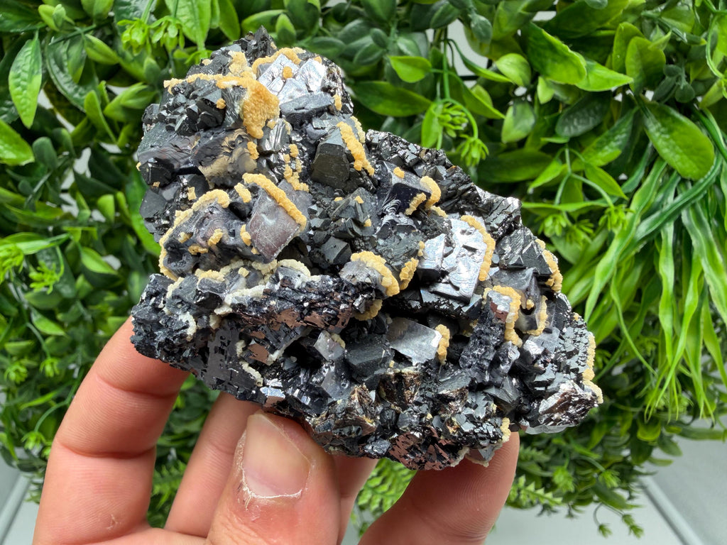 Amazing Galena spinel law on Quartz whit Siderite,from Krushev dol mine,Bulgaria,natural,collection mineral specimen,home decor crystal,souv