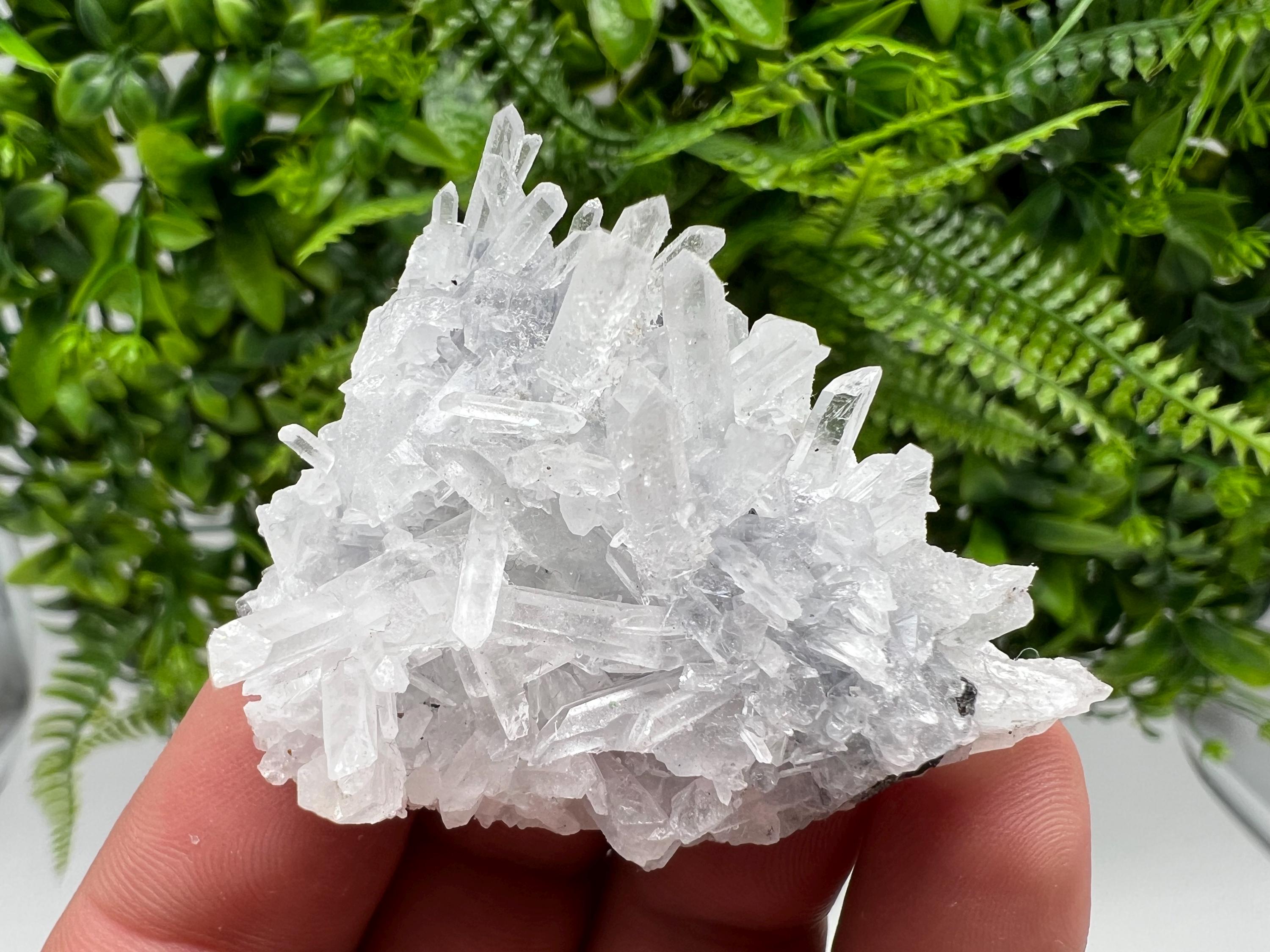 Borieva Mine Transparent Quartz Cluster, Natural Crystal Specimen