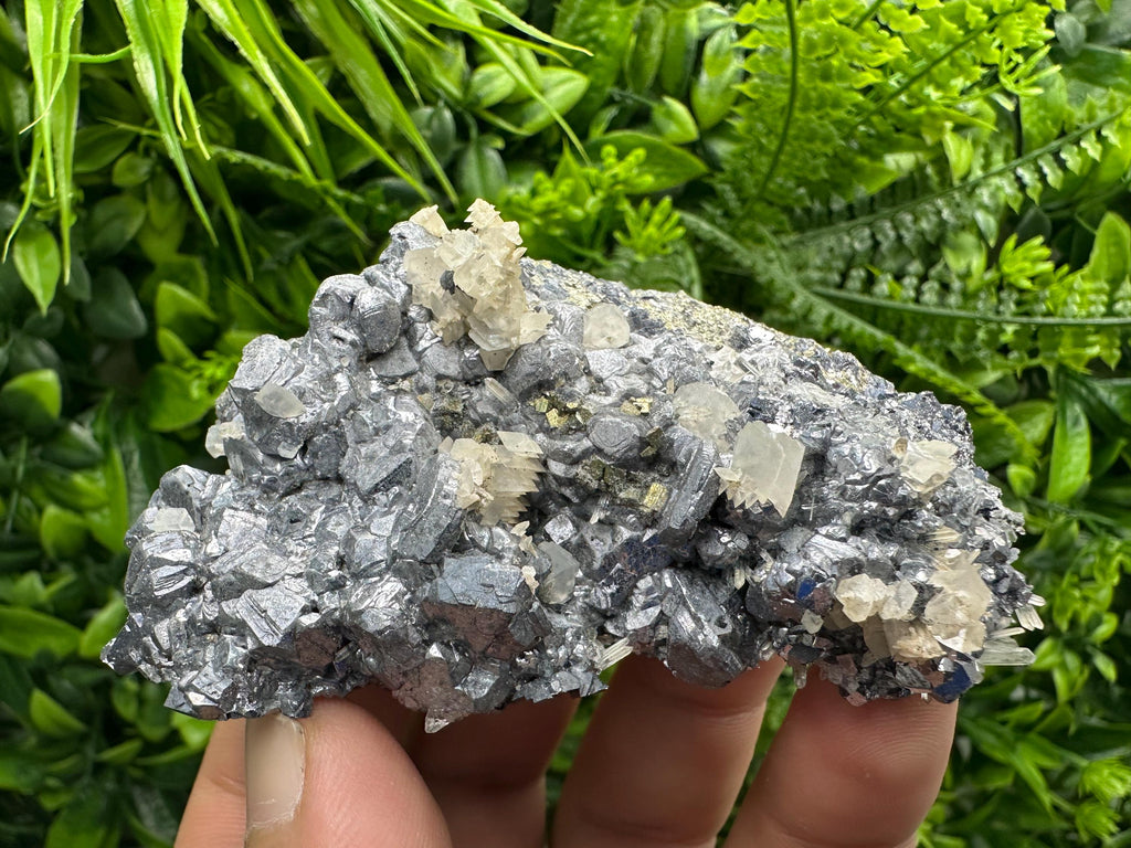 Galena Spinel with Quartz Calcite, Borieva Bulgaria Mineral Specimen