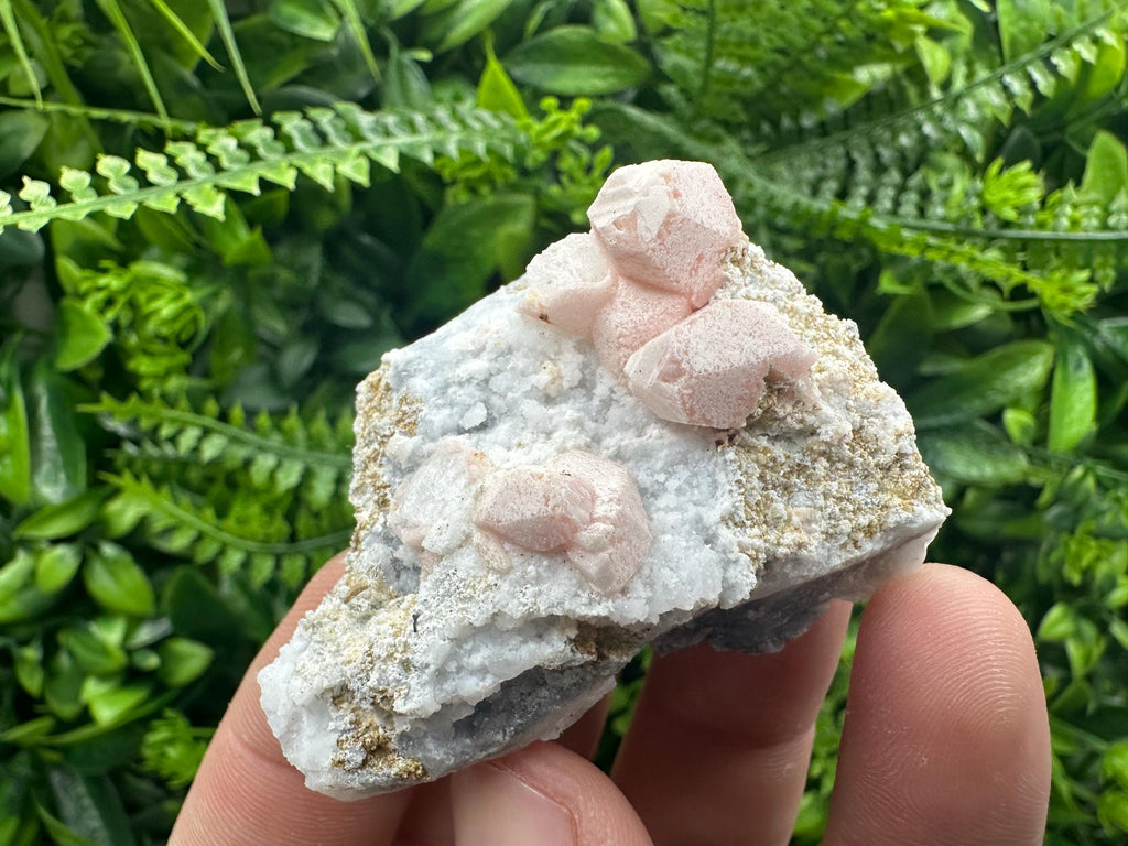 Mangano Calcite on Marcasite with Barite, Bulgaria Mineral Specimen