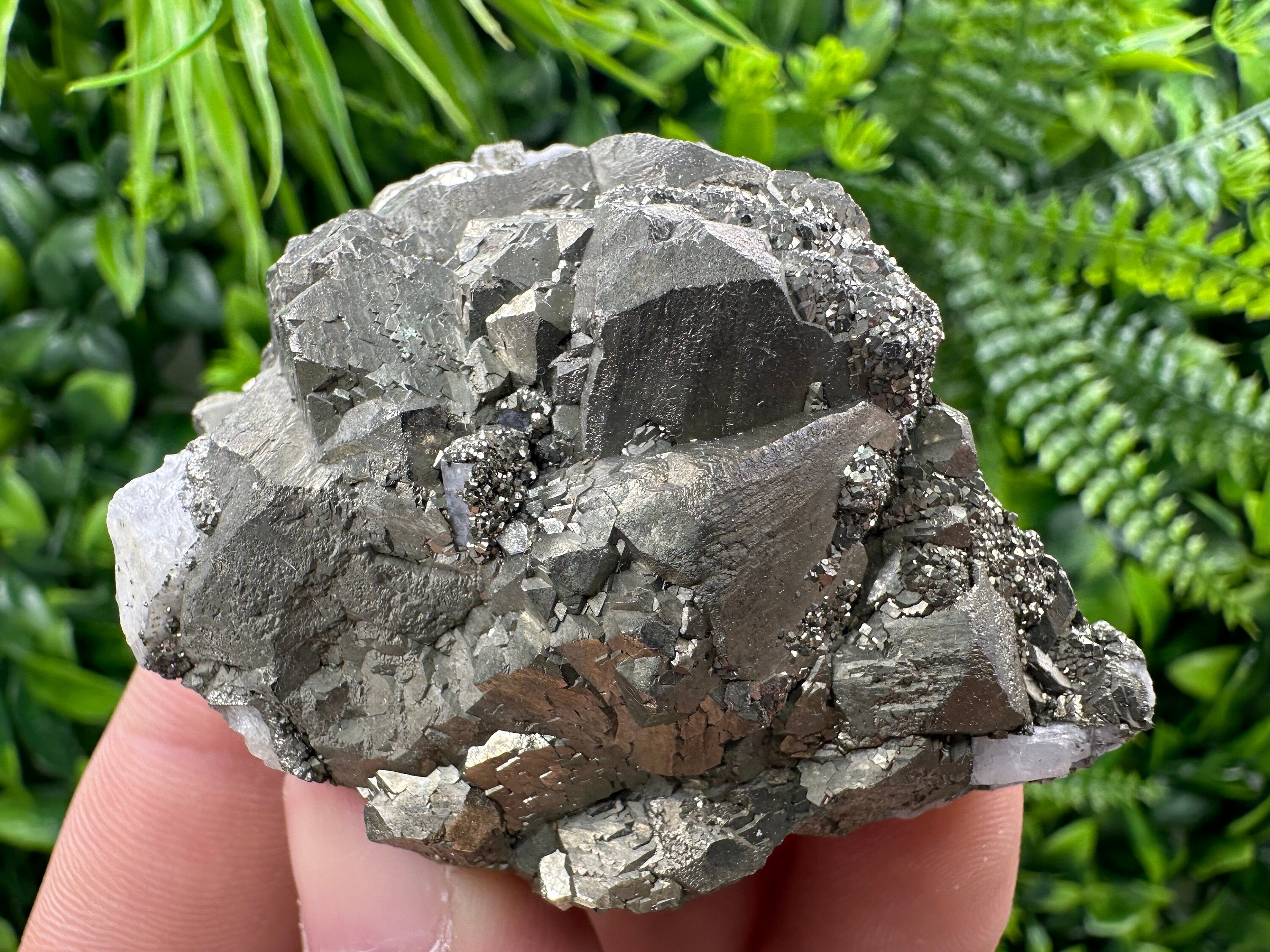 Rare Pyrite Cluster: Androvo Mine, Bulgaria (6/5/3cm)