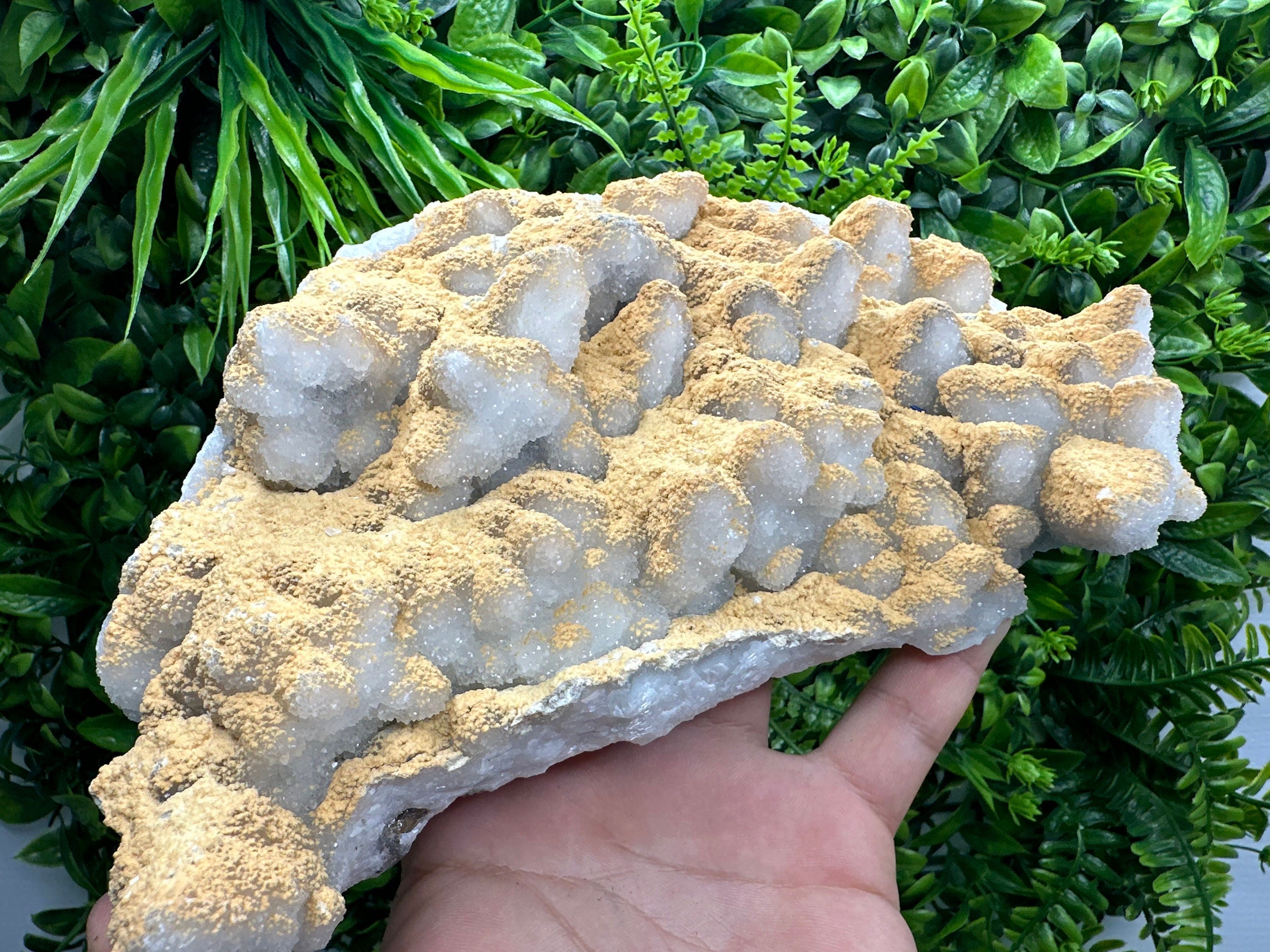 Large Chalcedony with Dolomite/Siderite, Krushev Dol Mine Mineral Specimen