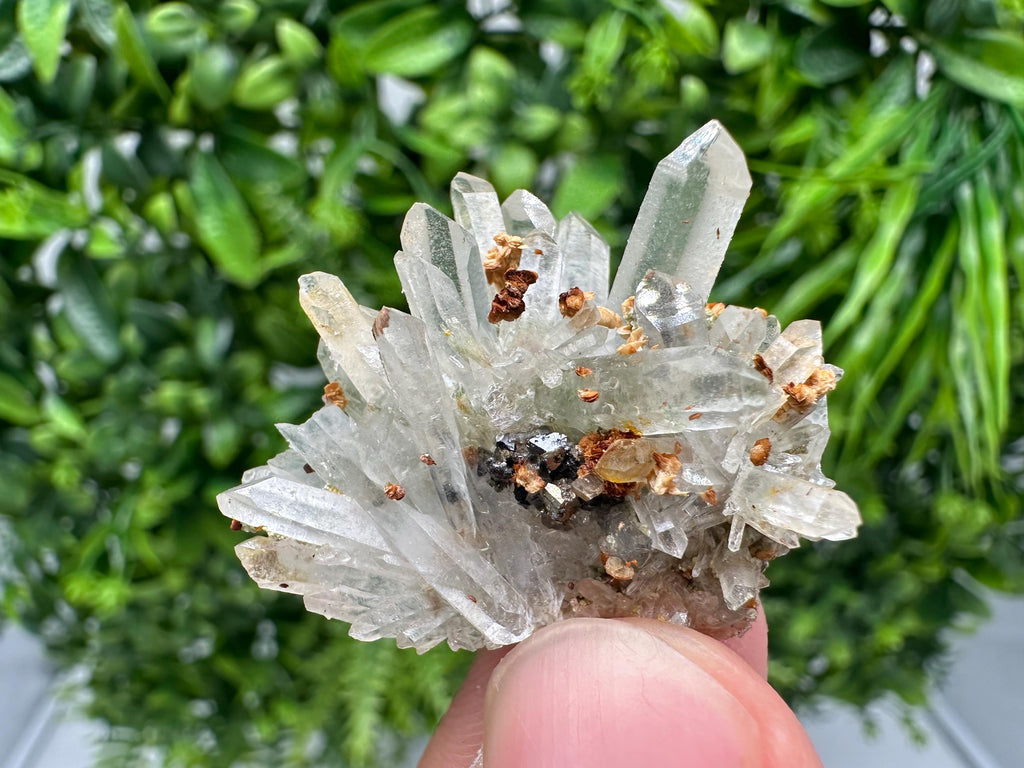 Stunning Quartz whit Siderite,Sphalerite,Hematite from 9th September mine,natural,collectible mineral specimen,home decor stone,gift,crystal