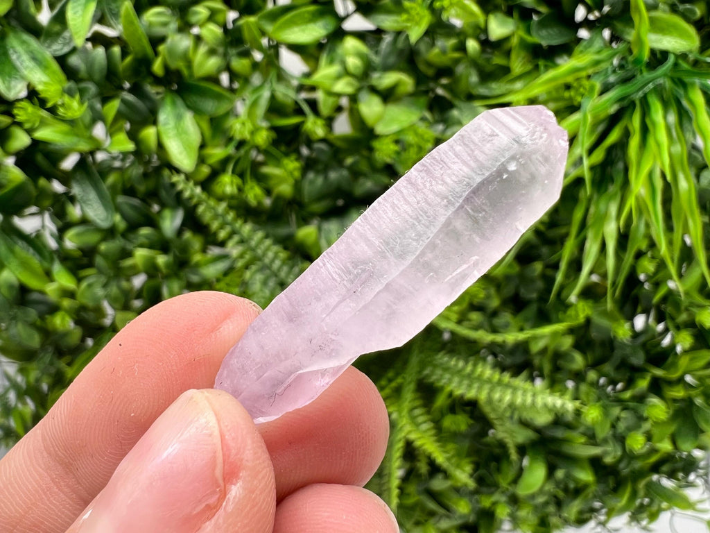 Amethyst Phantom Quartz Crystal: Chalcedony Chlorite Inclusions, Bulgaria