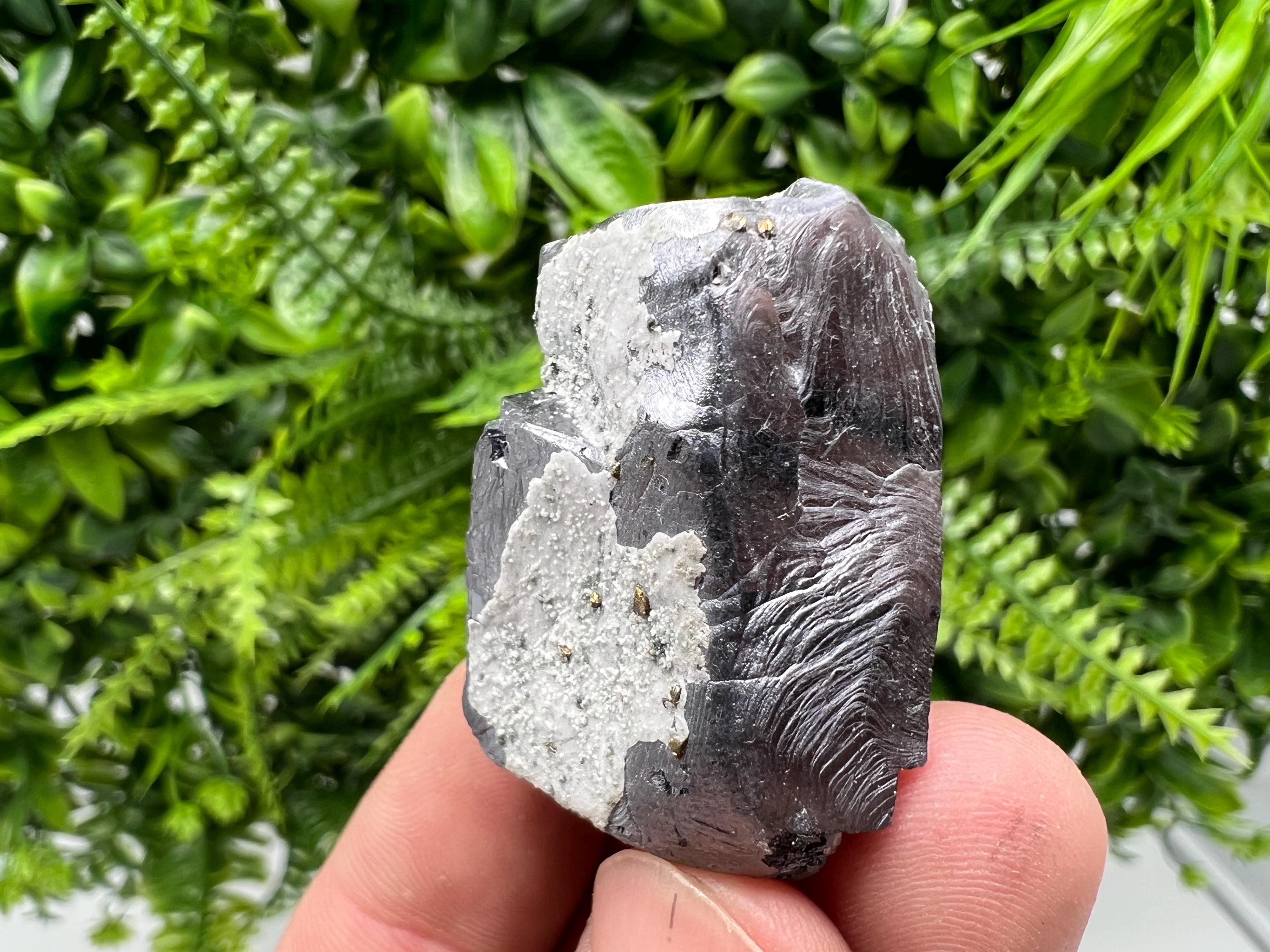 Skeletal Galena on Quartz, Borieva Mine Mineral Specimen