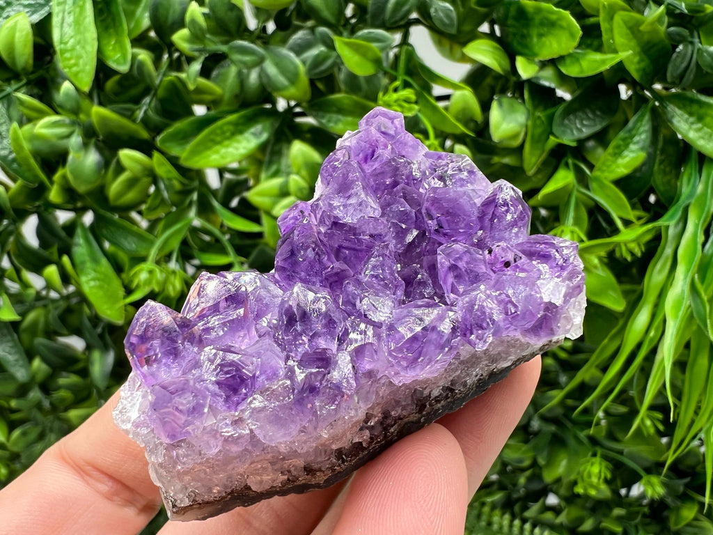 Natural Purple Amethyst Crystal Cluster from Uruguay, Home Decor, Energy Crystal
