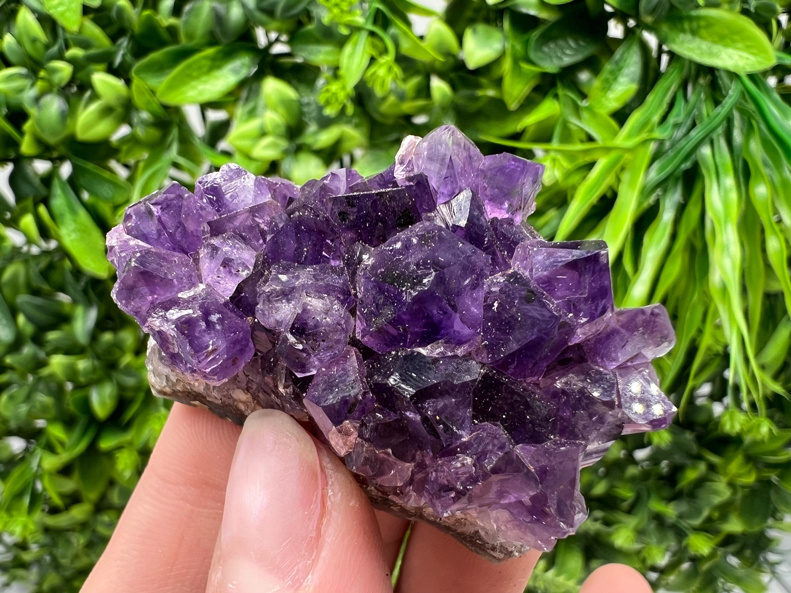 Purple Amethyst Crystal from Uruguay: Natural Energy Stone