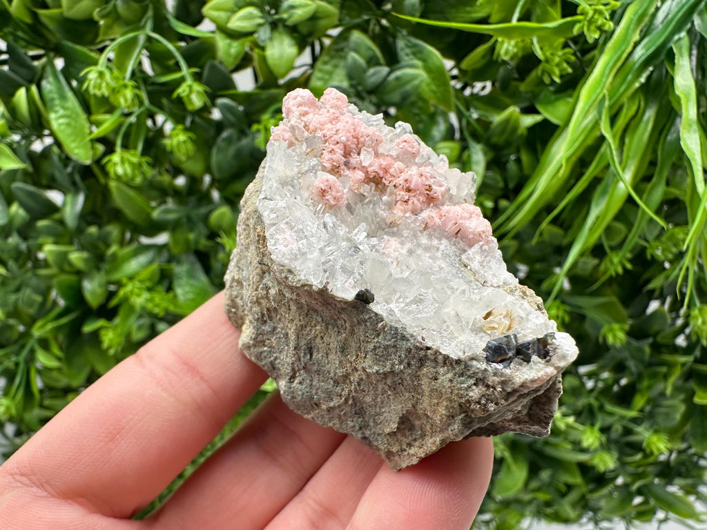 Pink Rhodochrosite Crystal: Starnica Mine, Bulgaria, Home Decor