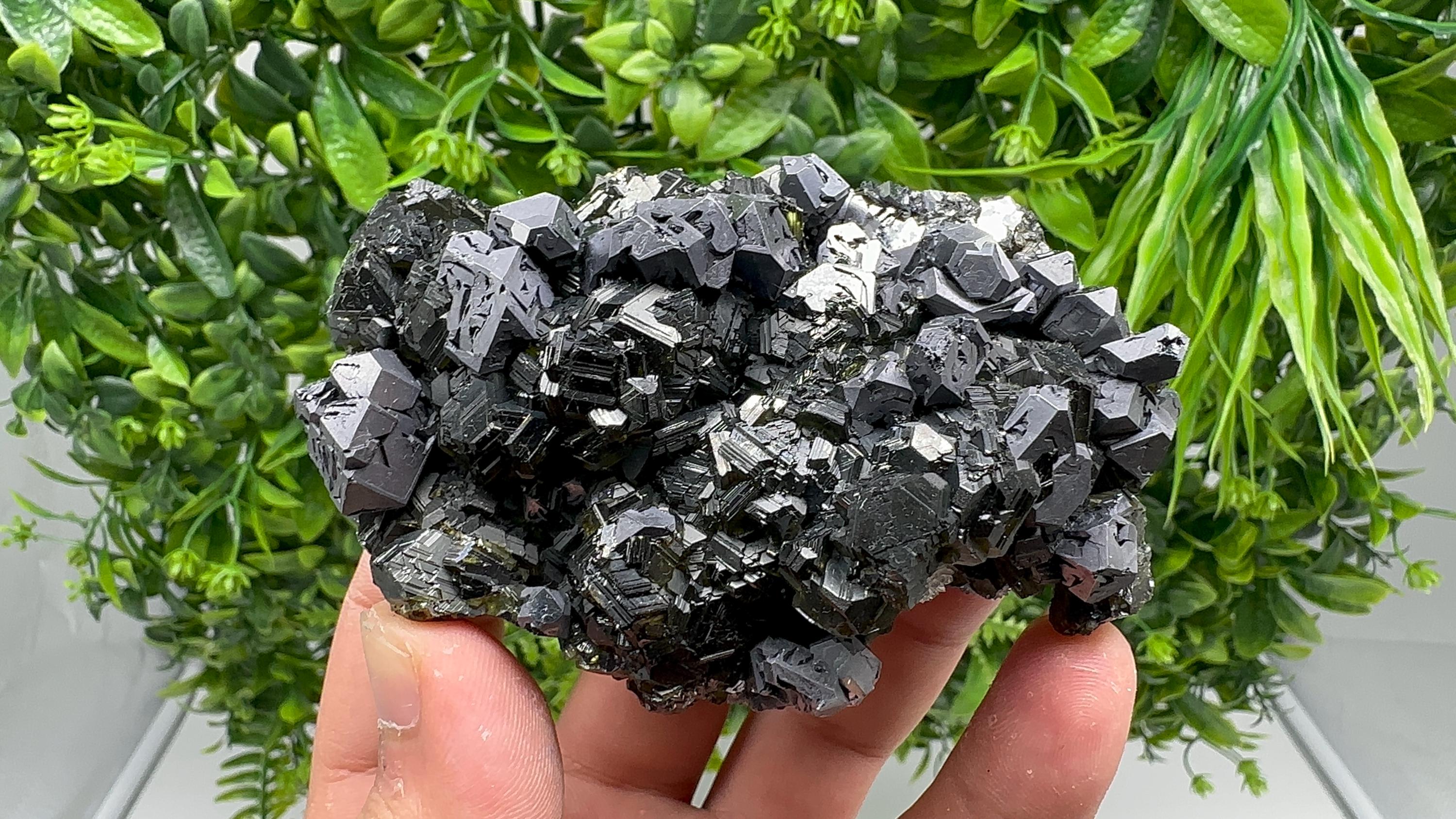 Rare Galena Sphalerite Pyrite Mineral Specimen, Bulgaria Decor Stone
