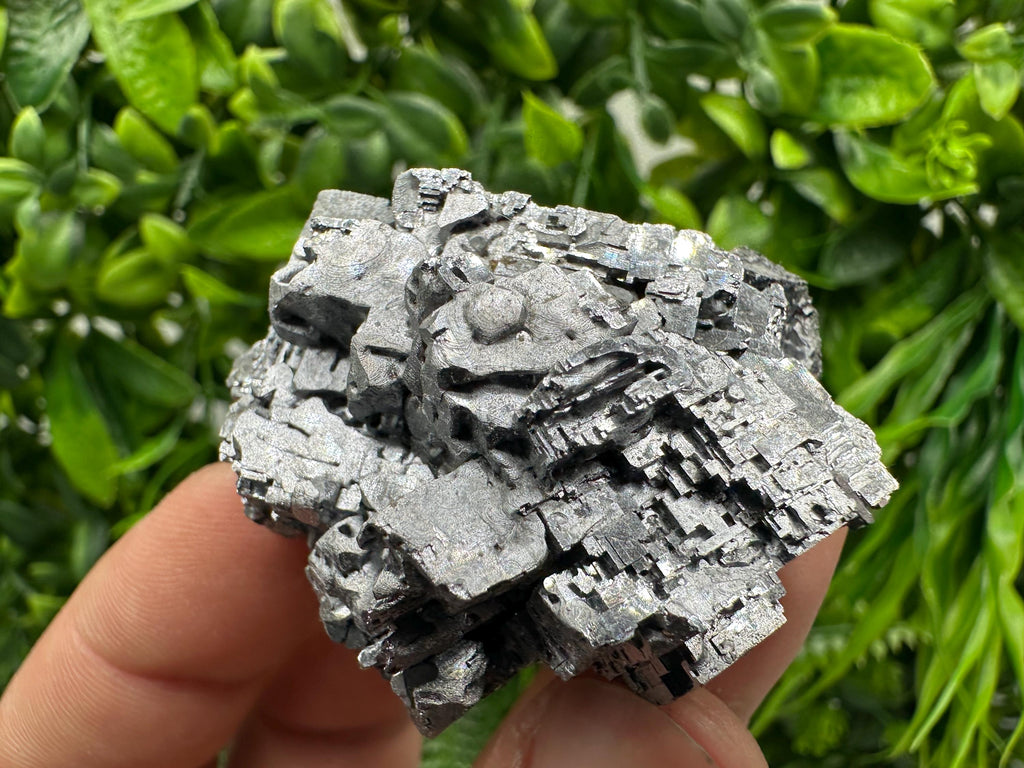 Skeletal Galena on Sphalerite: Natural Mineral Crystal Decor