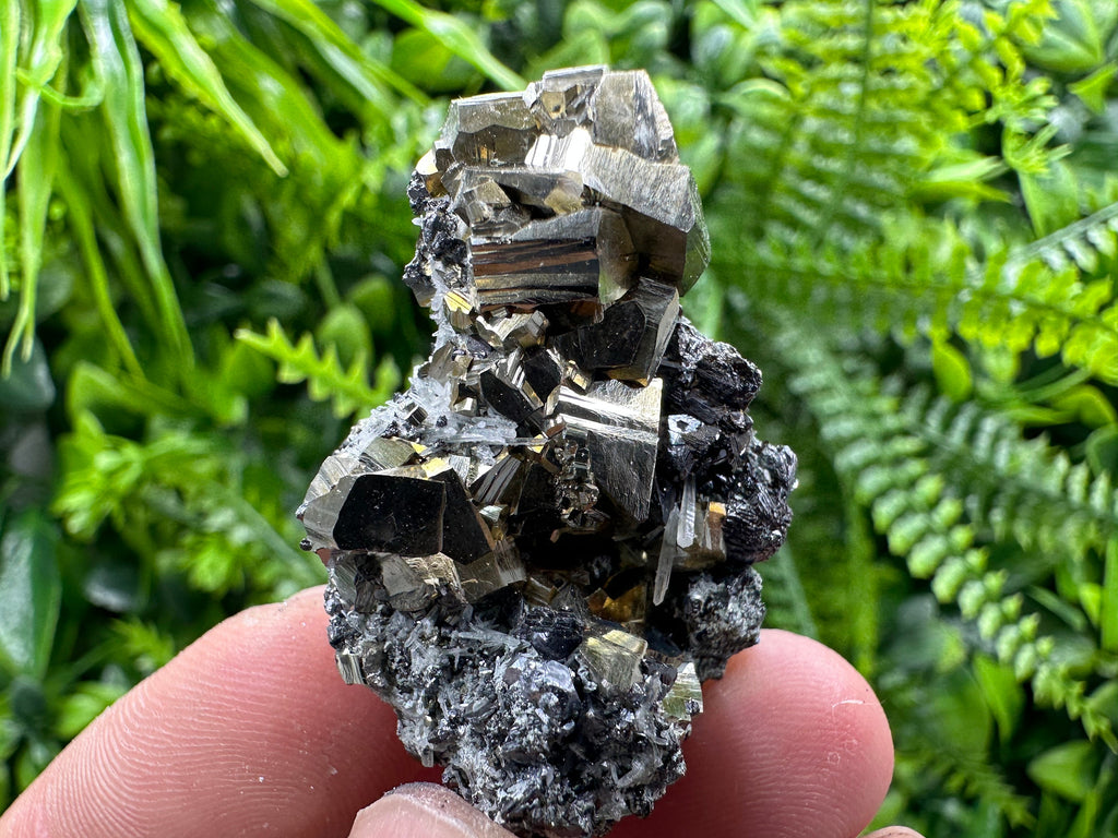 Pyrite Galena Sphalerite Quartz Mineral Specimen, Borieva Mine Bulgaria