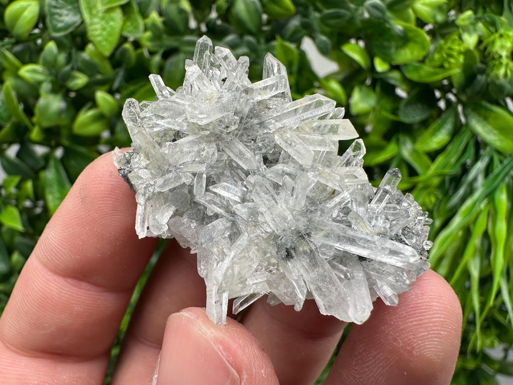 Quartz with Epidote Specimen: Borieva Mine, Bulgaria