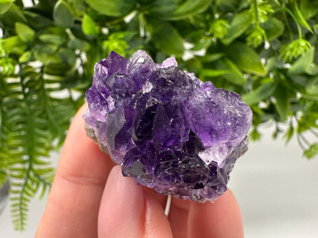 Uruguay Amethyst Crystal: Purple Quartz Home Decor, Energy Stone