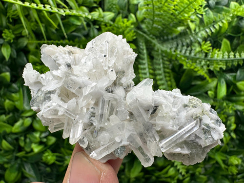 Calcite Quartz with Epidote on Matrix, Borieva Mine Bulgaria