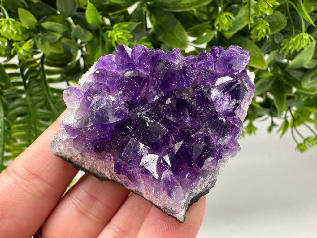 Uruguay Amethyst Crystal: Purple Quartz Home Decor, Energy Stone