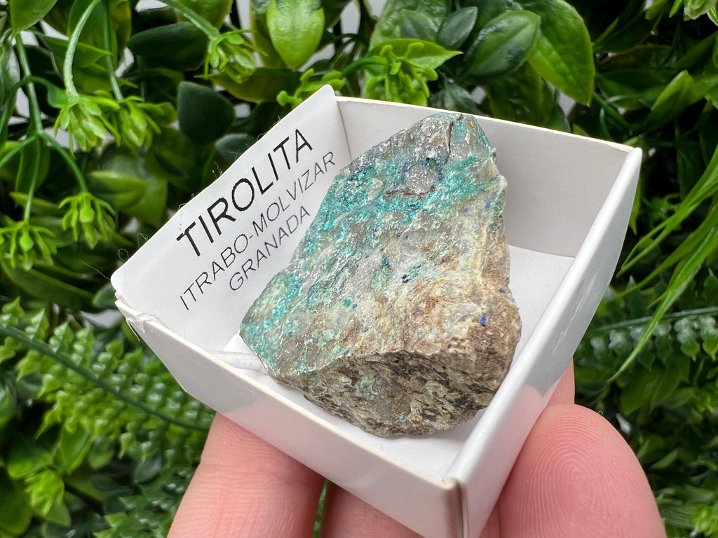 Rare Raw Tirolite Specimen: Granada Spain Mineral Collection