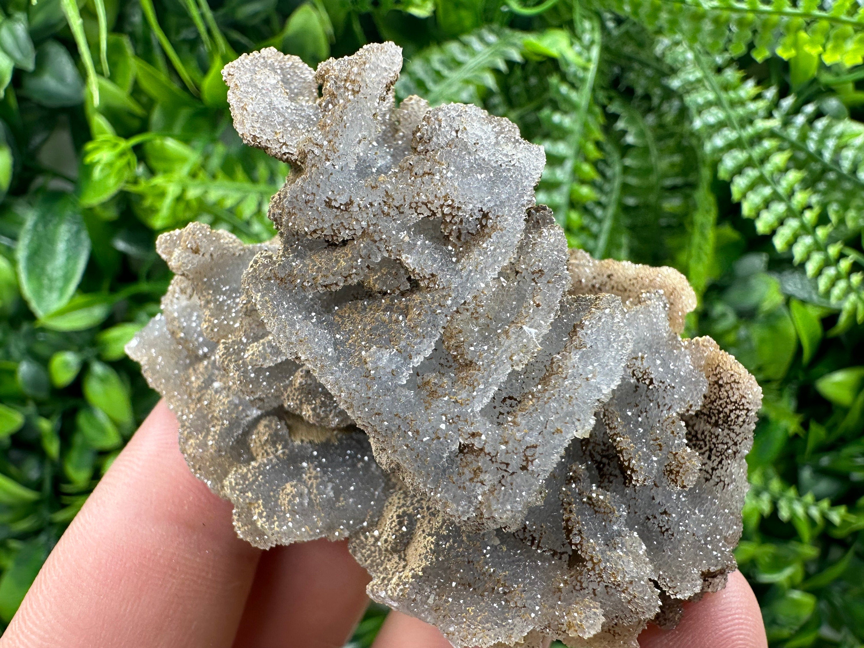 Chlorite Chalcedony Quartz Cluster, Madan Bulgaria