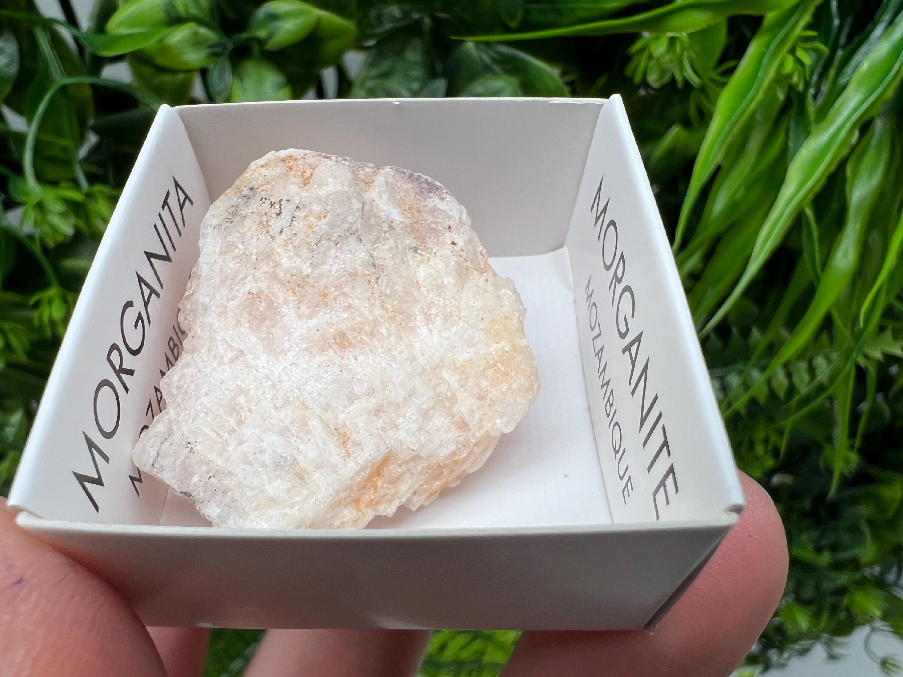 Raw Morganite Mineral Specimen, Mozambique Crystal, Home Decor