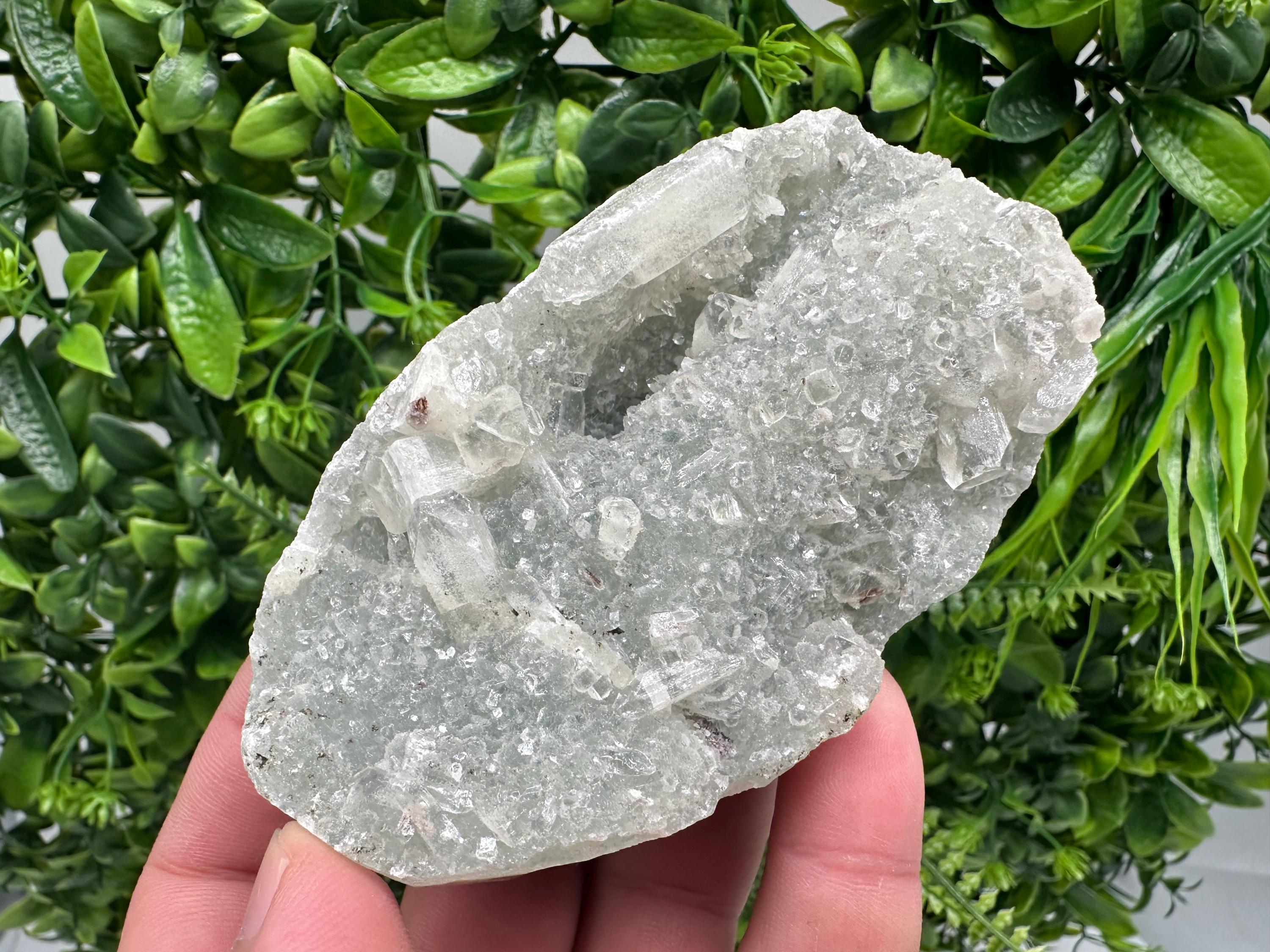 STUNNING Transparent Apophyllite on Chalcedony,natural, collection minerals specimen,India Minerals,Crystal, Stone Mineral Specimens India