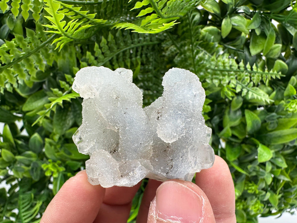 Natural Chalcedony Specimen: India Crystal Mineral, Home Decor