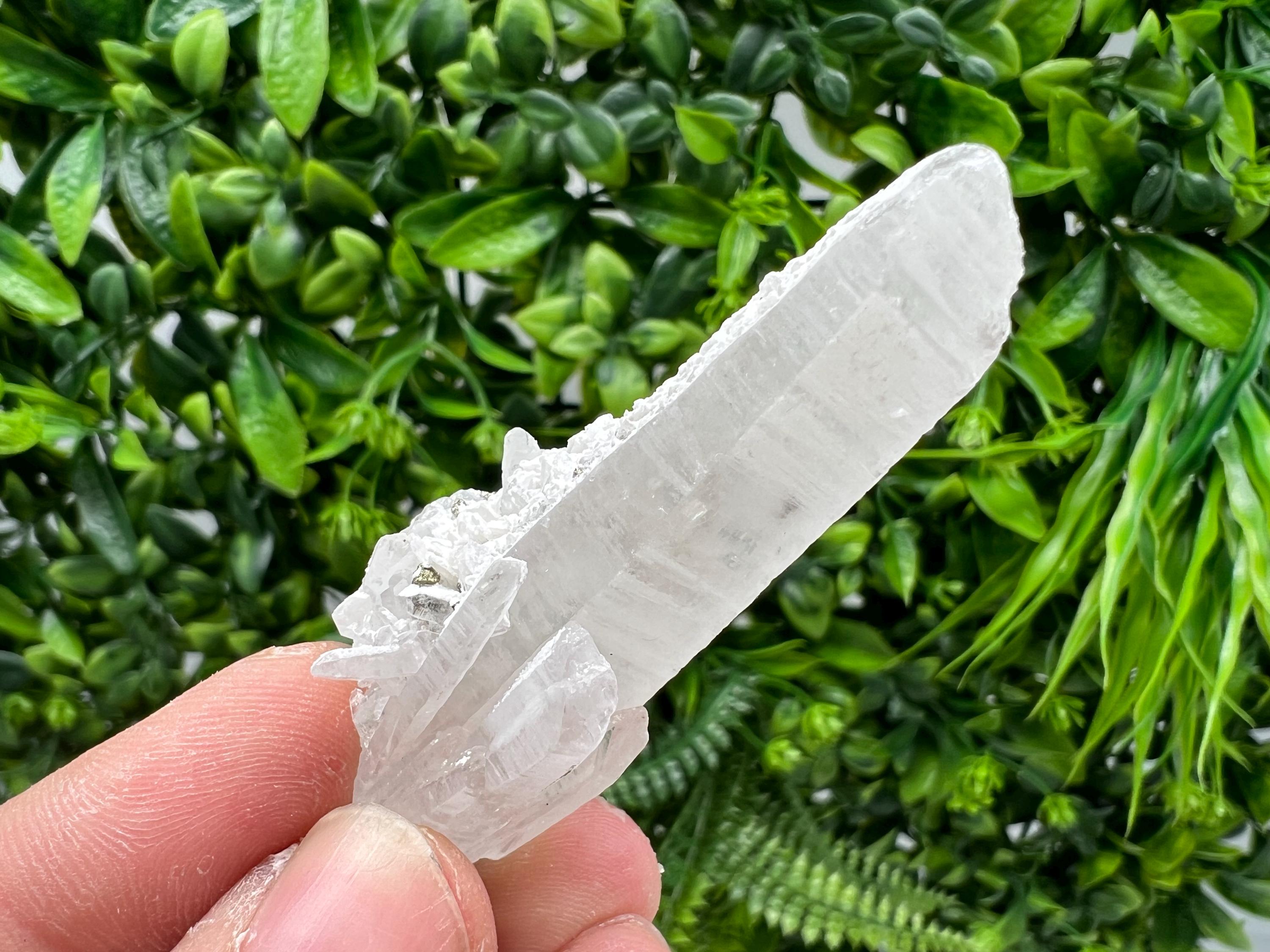 Transparent Quartz with Pyrite, Krushev dol Mine, Bulgaria