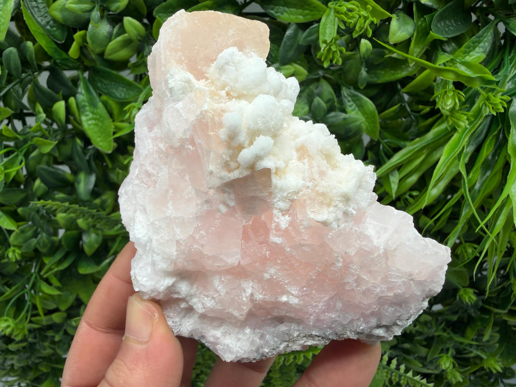 UV Reactive Mangano Calcite Crystal, Androvo Mine Bulgaria