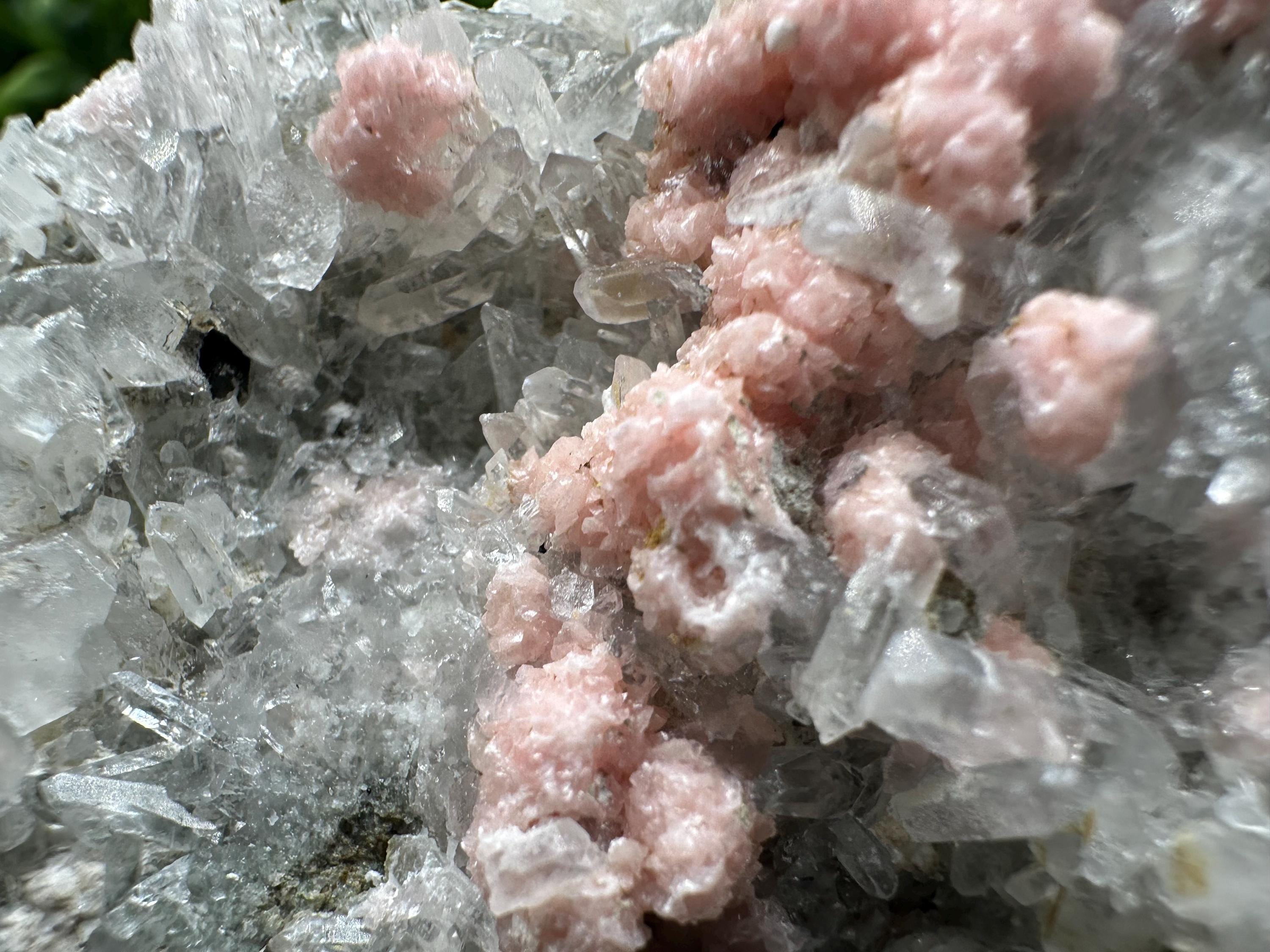 Pink Rhodochrosite Crystal: Starnica Mine, Bulgaria, Home Decor